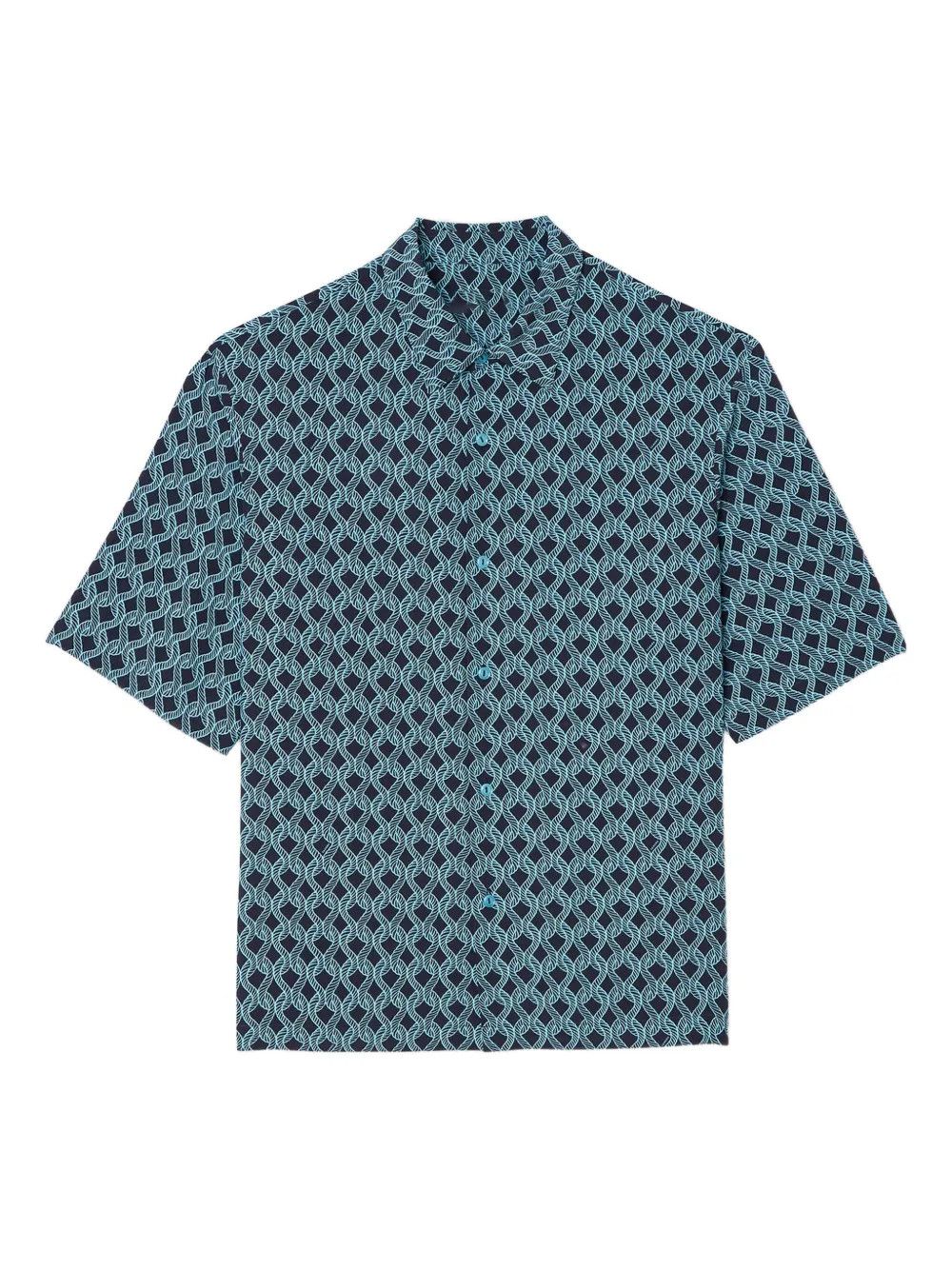 Other Blue Graphic-Print Short-Sleeve Shirt Size US XL / EU 56 / 4 - 1 Thumbnail