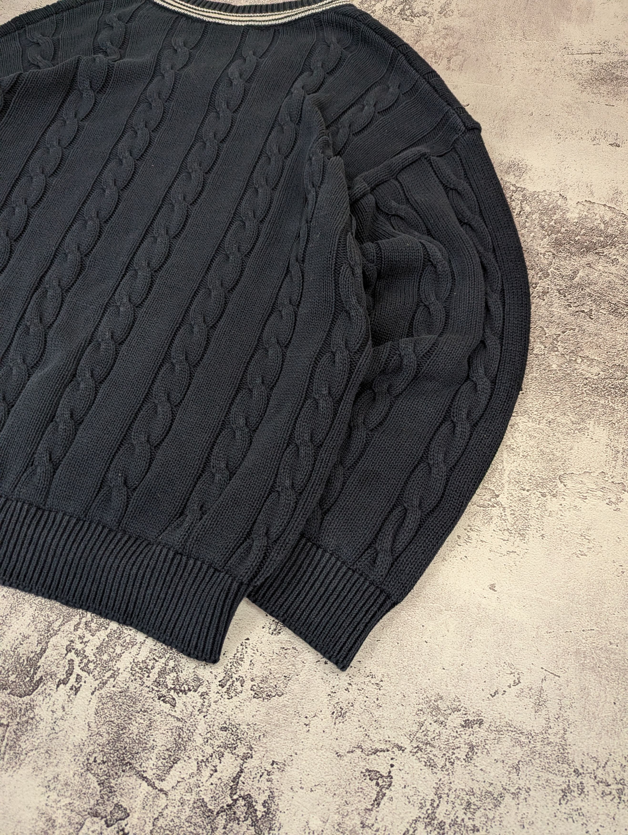 Lacoste VTG Lacoste Sport Cable Knit Sweater Size 8 Size US XXL / EU 58 / 5 - 19 Thumbnail