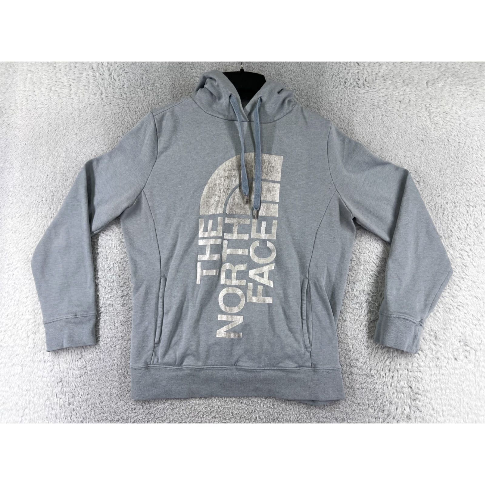 The North Face VINTAGE The North Face Hoodie Mens L Black Full Zip Hooded Pockets Cotton Polyester Blend Baseball Activewear Winter 90s Size L / US 10 / IT 46 - 2 Thumbnail