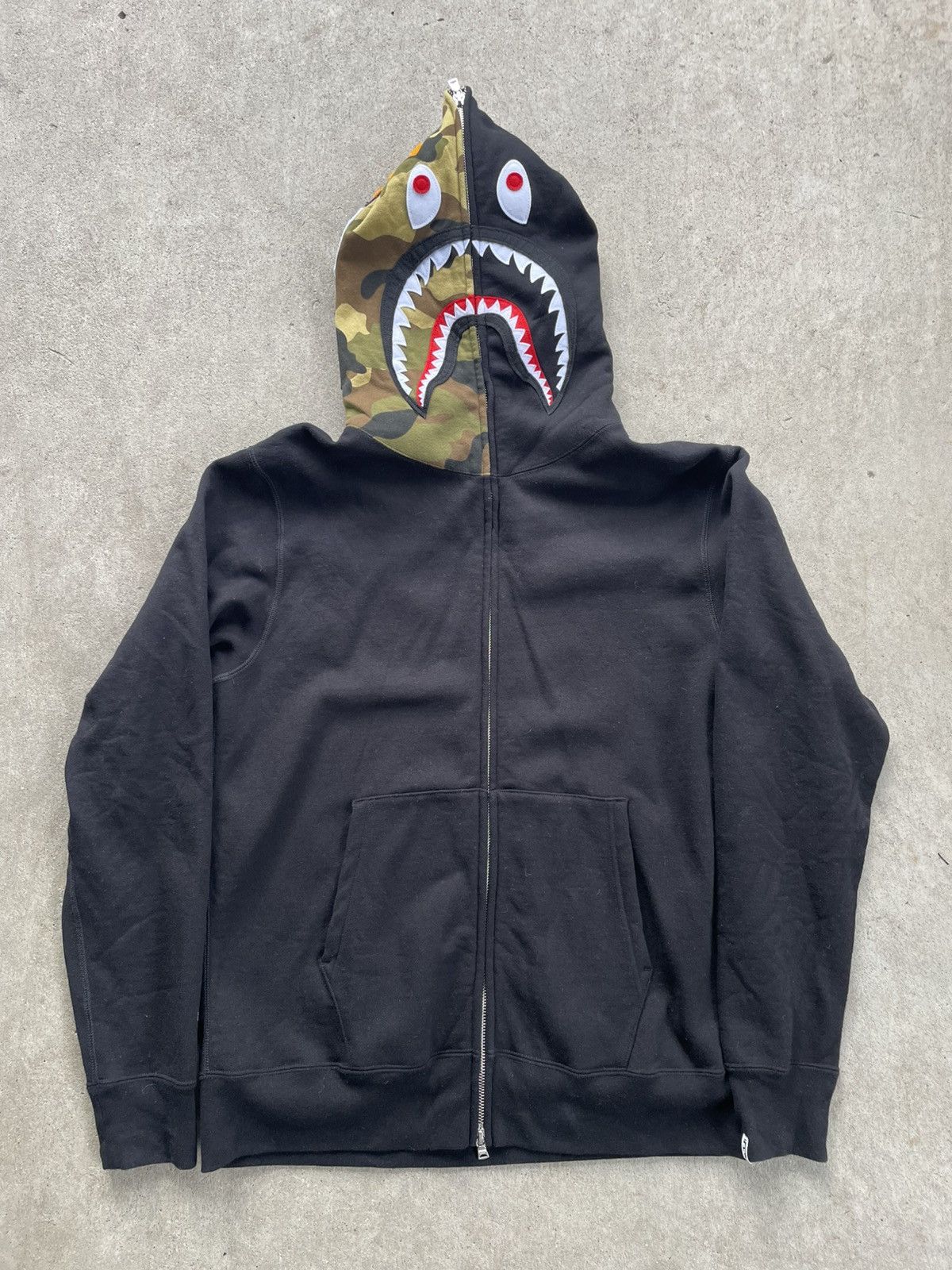 Bape BAPE 1st Shark Full Zip Hoodie Size US L / EU 52-54 / 3 - 1 Thumbnail