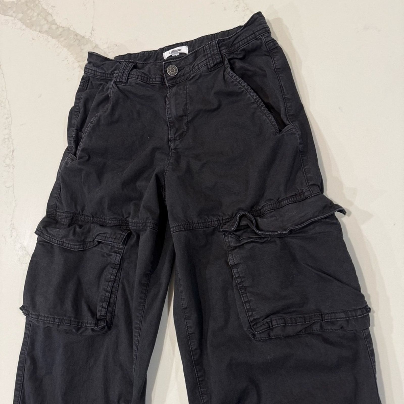Garage Garage Remi Straight Cargo Pants Women’s 3 Black Size 26" / US 2 / IT 38 - 7 Thumbnail