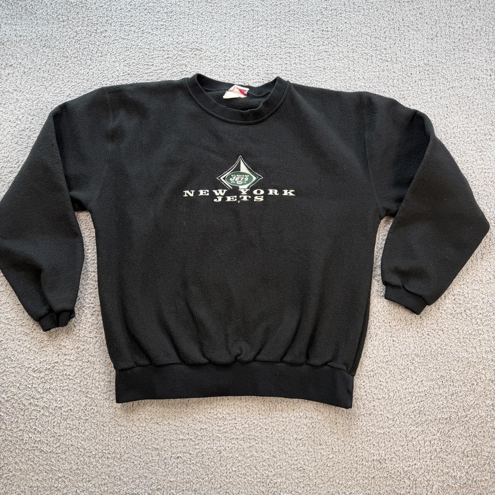 Brandini Vintage 90s New York Jets Crewneck Sweatshirt USA Football Size US M / EU 48-50 / 2 - 1 Thumbnail