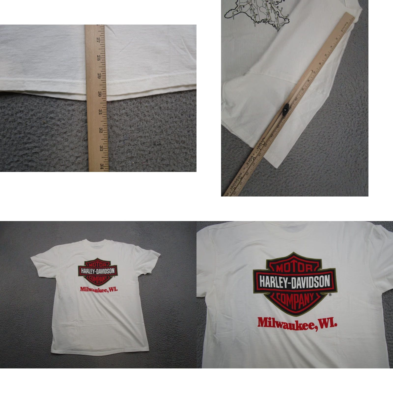 Harley Davidson VINTAGE Harley Davidson The Homecoming 80s 1988 XL T Shirt Size XL White Mens Size US XL / EU 56 / 4 - 8 Thumbnail
