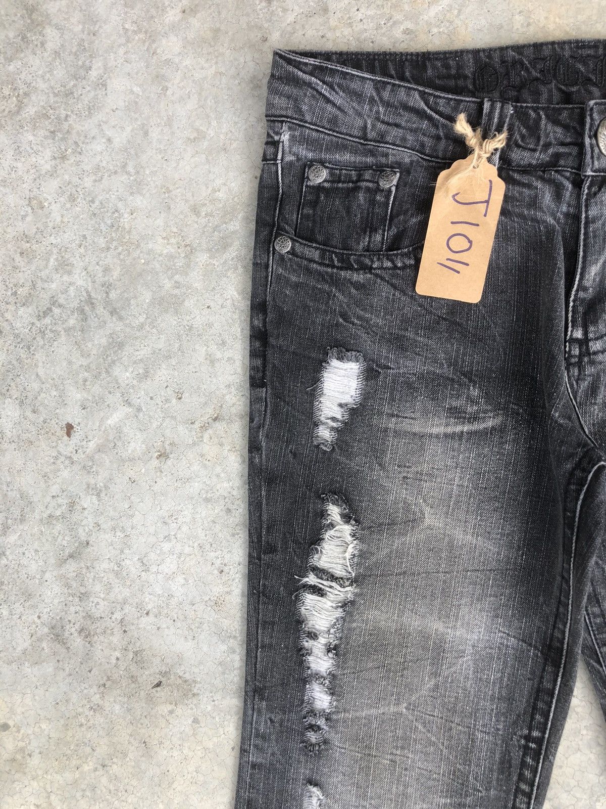 If Six Was Nine Japanese Original Flared Jeans Distressed Jeans Size US 32 / EU 48 - 4 Thumbnail