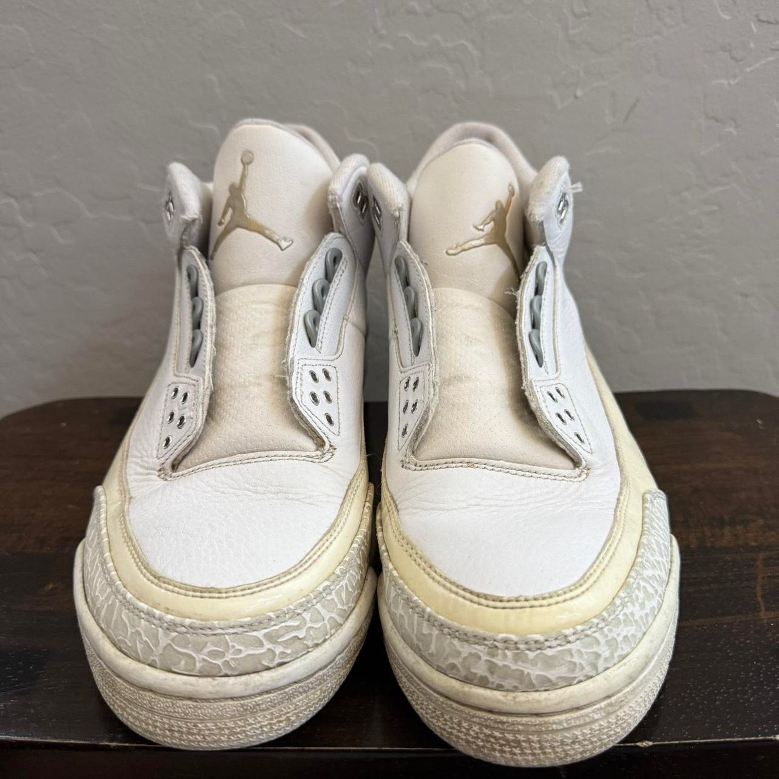 Jordan Brand Jordan 3 Metalic Silver Pure Money White Size US 12 / EU 45 - 3 Thumbnail
