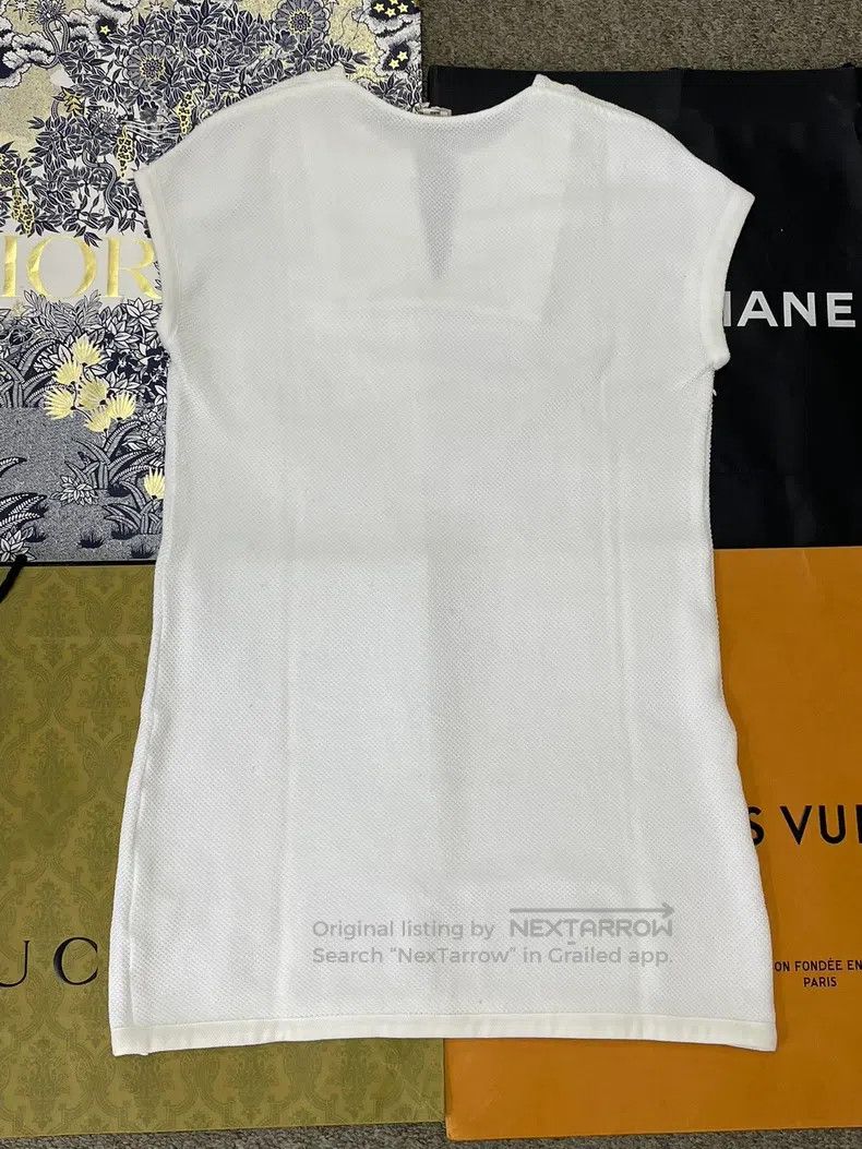 Hermes Hermes White Sleeveless Dress Size XS / US 0-2 / IT 36-38 - 2 Thumbnail