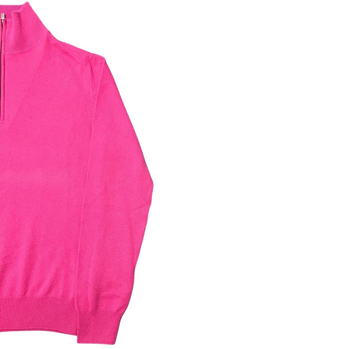 Hermes HERMES Cashmere Half Zip L/S Knit Sweater Pink – Size XS Size US XS / EU 42 / 0 - 3 Thumbnail