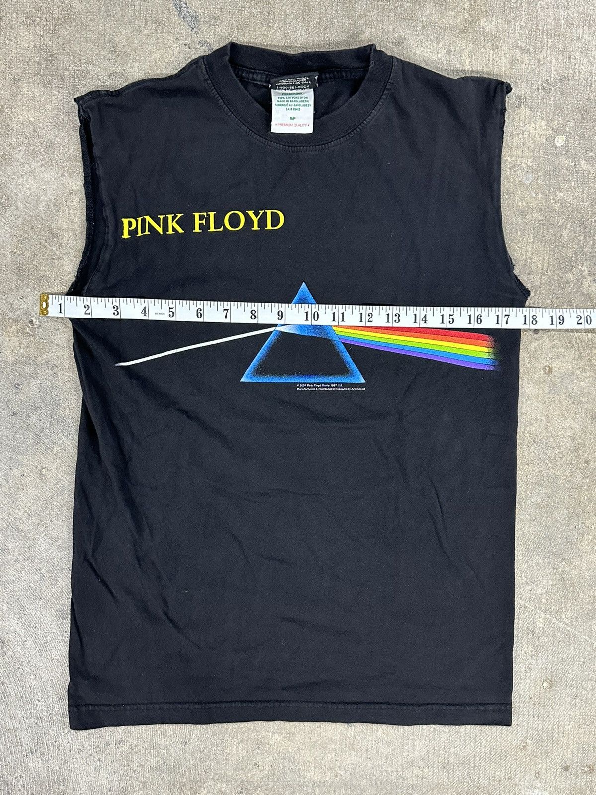 Band Tees × Vintage Crazy Y2K Pink Floyd Dark Side Of The Moon Band Tank Top Size S / US 4 / IT 40 - 8 Thumbnail
