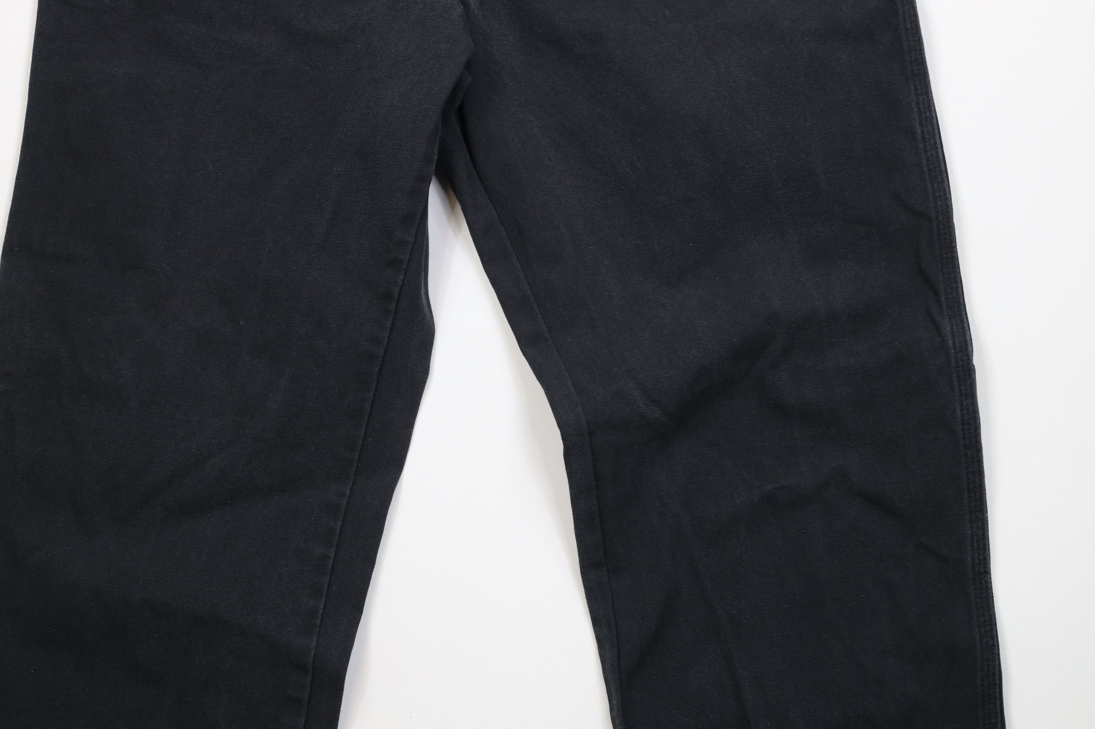 Dickies Vintage 90s Y2K Dickies Heavy Wide Leg Dungaree Pants Black Size US 36 / EU 52 - 4 Thumbnail