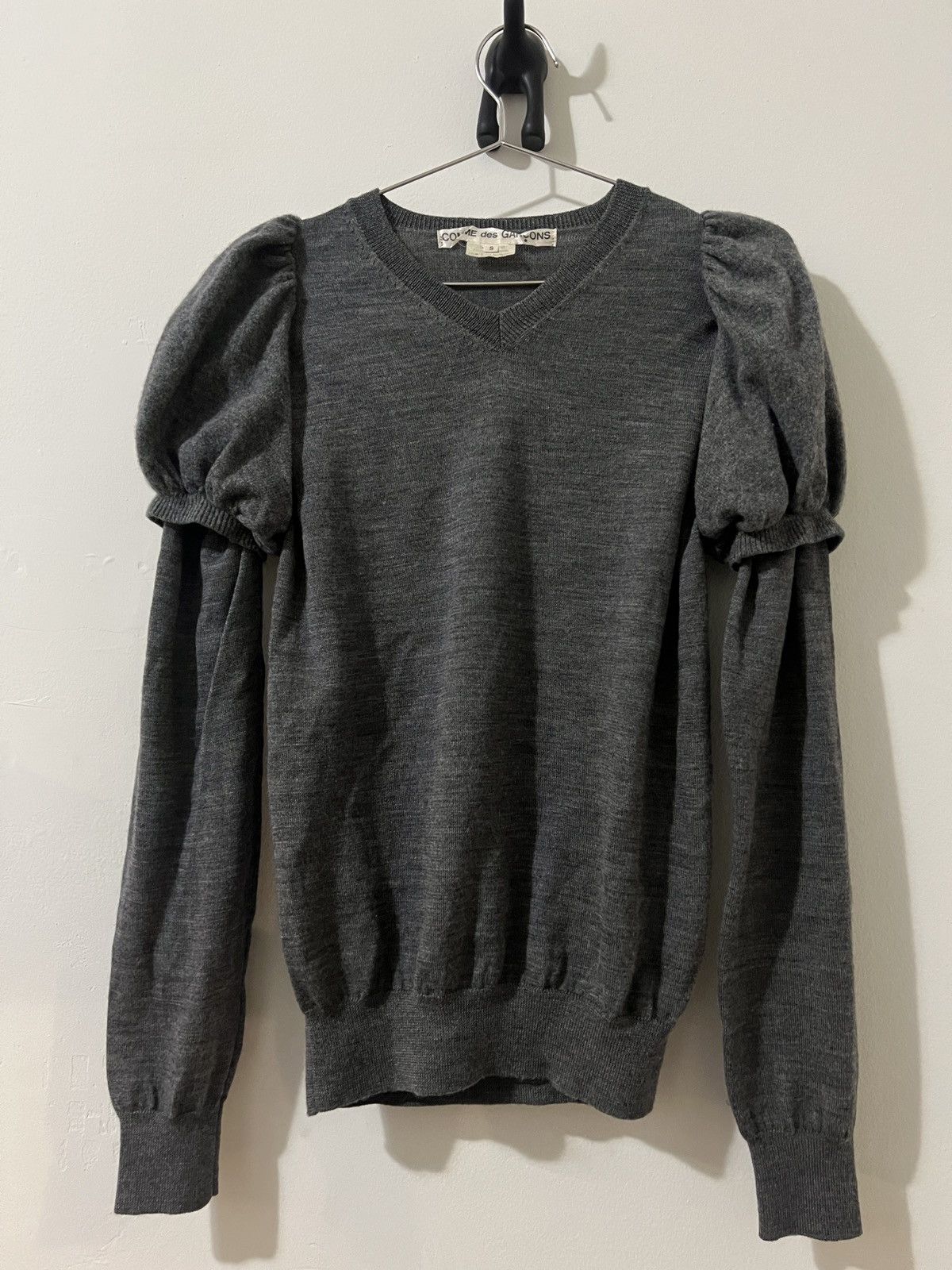 Comme des Garcons Comme des Garçons Princess Puff Sleeve Layered Knit Sweater Size S / US 4 / IT 40 - 1 Thumbnail