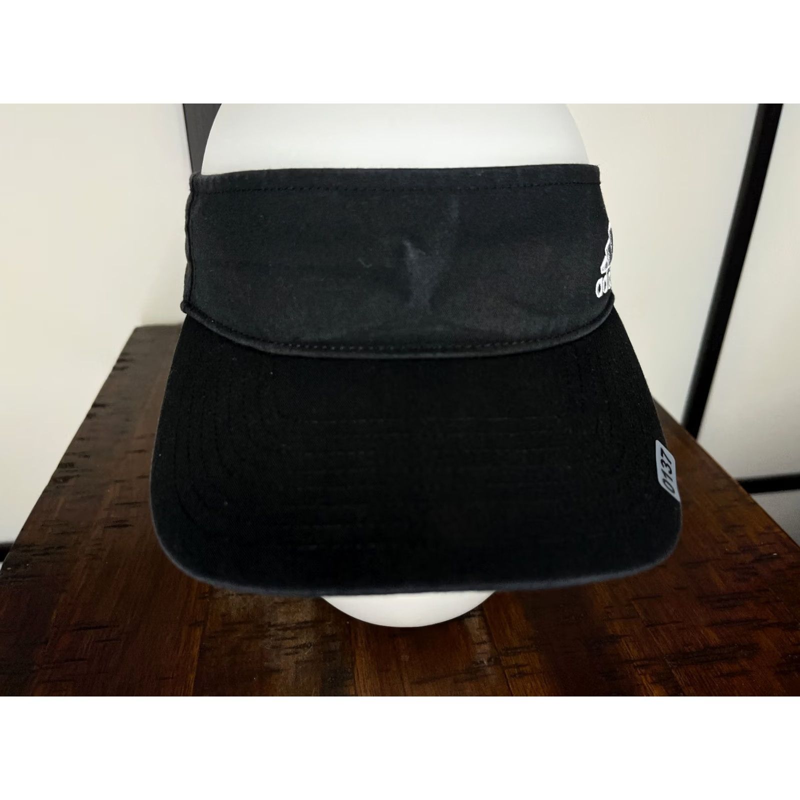 Adidas Adidas Visor Black Twill Cotton Climalite Adjustable One Size Baseball Golf Hat Cap Unisex Adults Men Women Mens Womens Boys Girls Size ONE SIZE - 3 Thumbnail