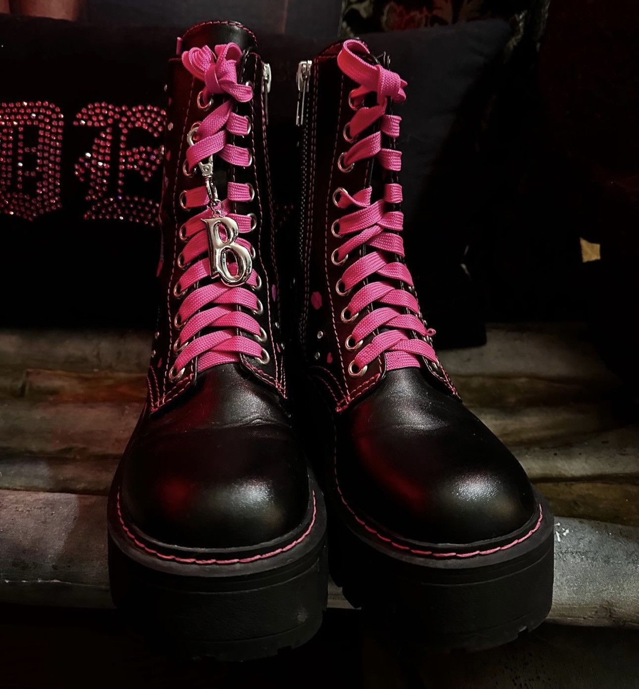 Dolls Kill Bratz Combat Boots Size US 7 / IT 37 - 3 Thumbnail