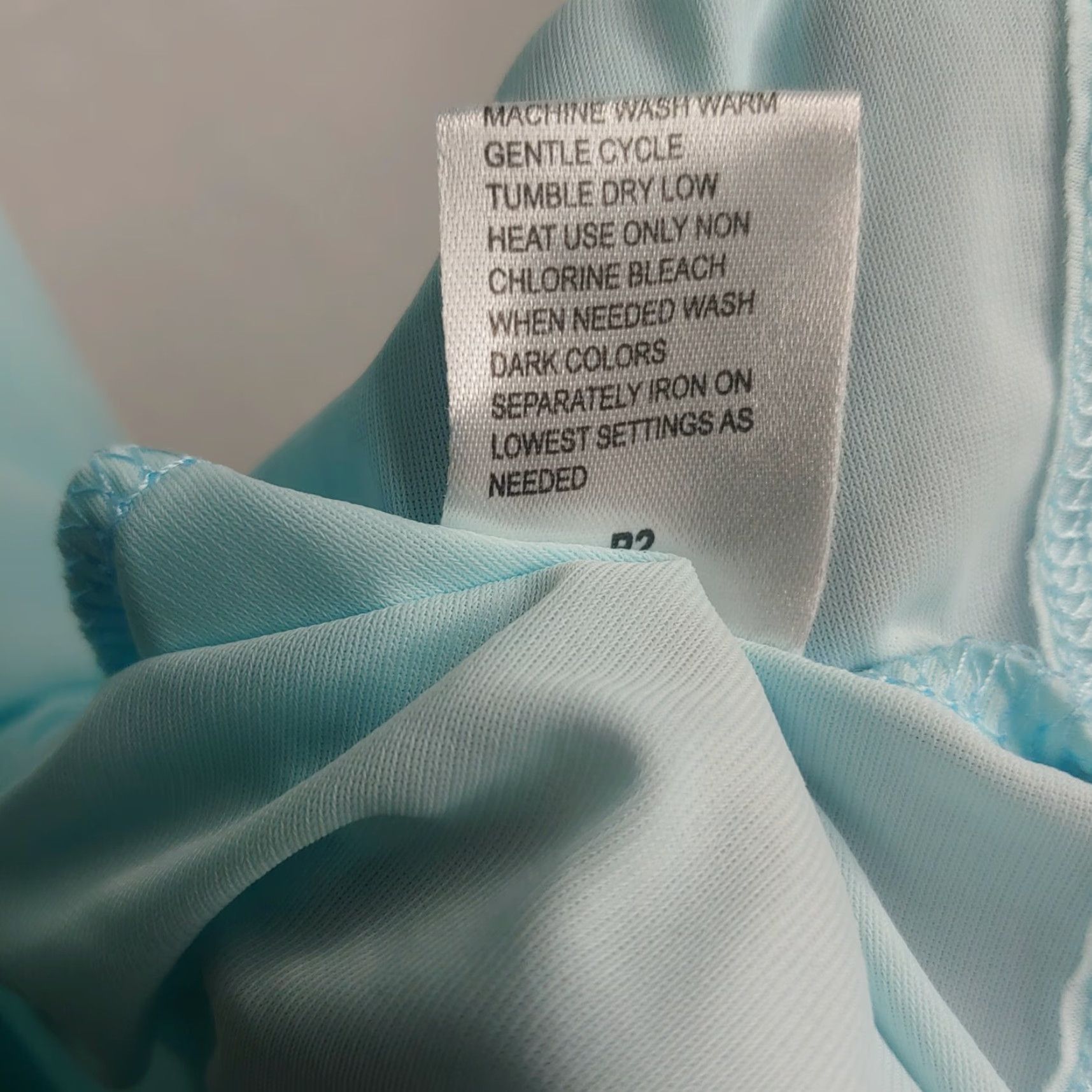 Vintage Colette by Miss Elaine Sleep Shirt Womens M Floral Button Up Nylon Light Blue Sleepshirt 100% Nylon V-Neck Short Sleeve Size M / US 6-8 / IT 42-44 - 7 Thumbnail