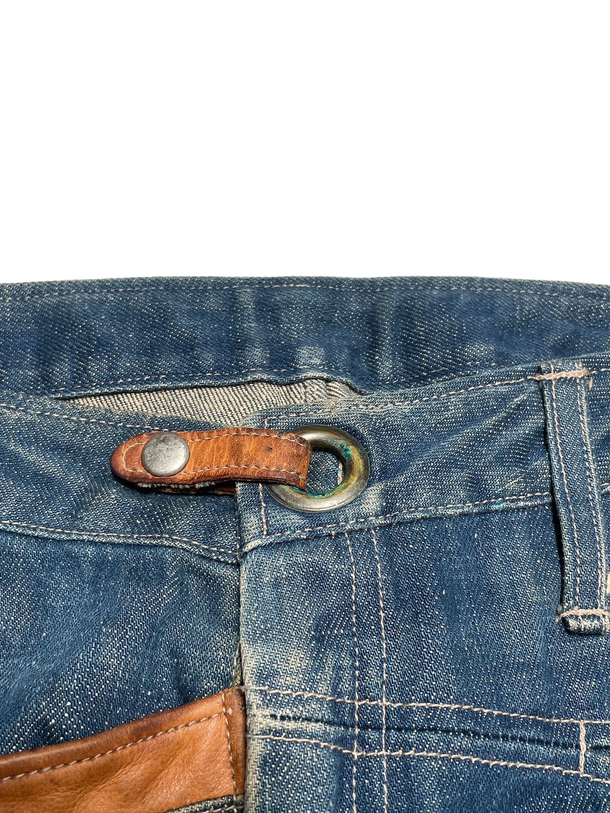 If Six Was Nine × Japanese Brand Rare Design Vintage Japanese Brand Selvedge Denim 1990s Size US 31 - 10 Thumbnail