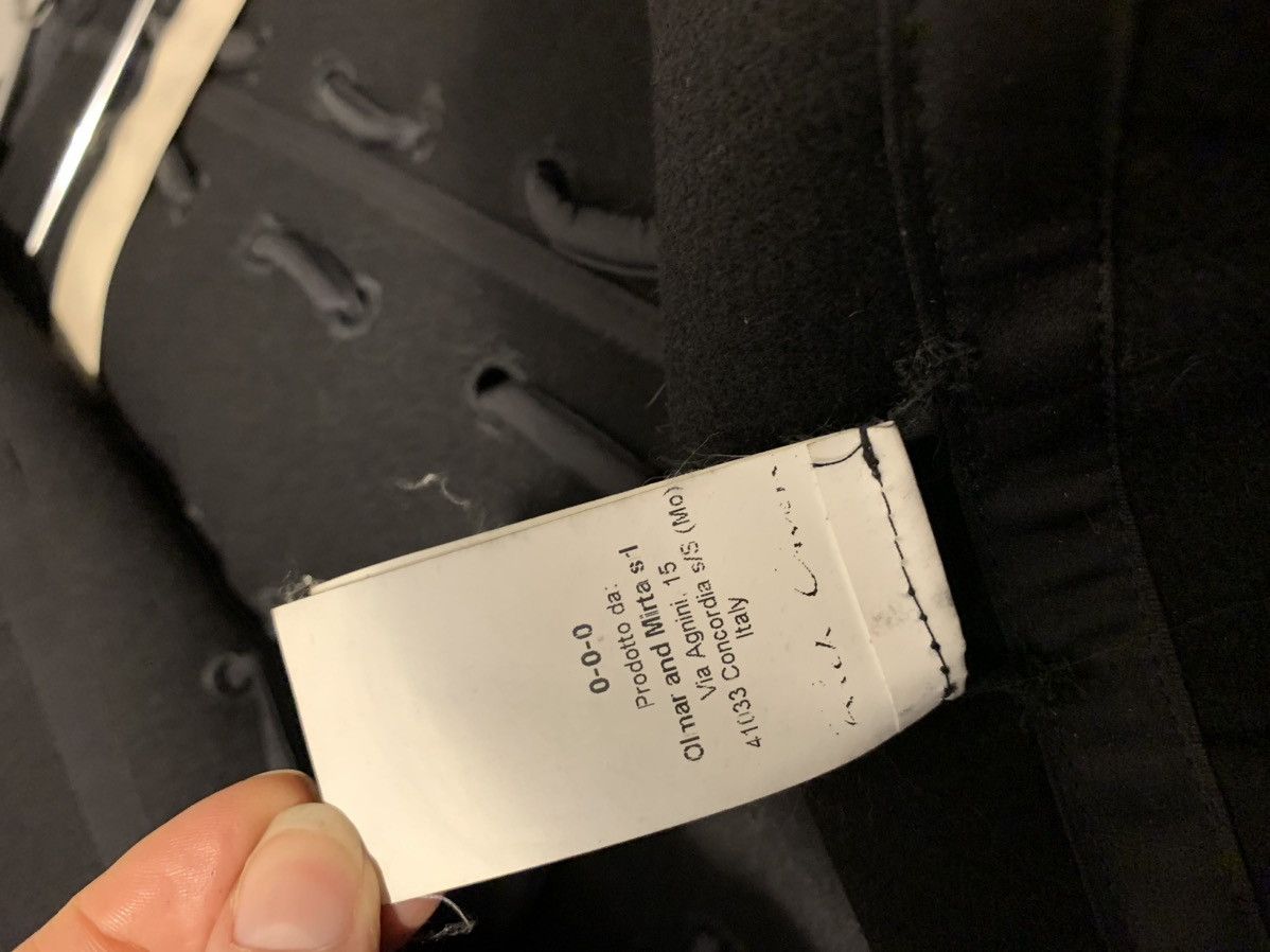 Rick Owens Rick Owens PLINTH FW13 Black Wool Coat Size S / US 4 / IT 40 - 10 Thumbnail