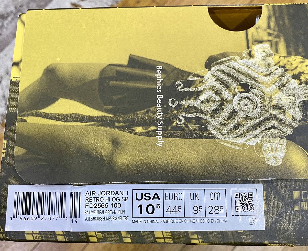 Jordan Brand UNION LA x Jordan 1 “Bephies Beauty Supply” Size US 10.5 / EU 43-44 - 9 Thumbnail