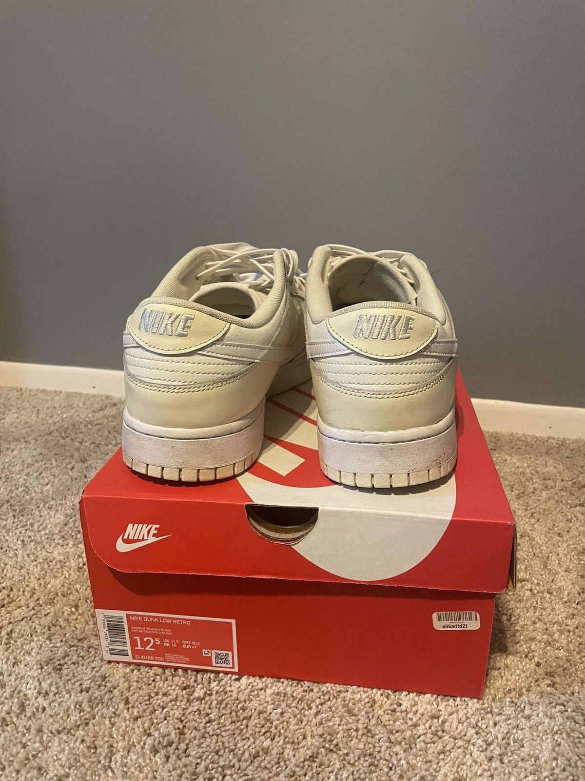 Nike Nike Dunk Low Coconut Milk Size US 12.5 / EU 45-46 - 3 Thumbnail