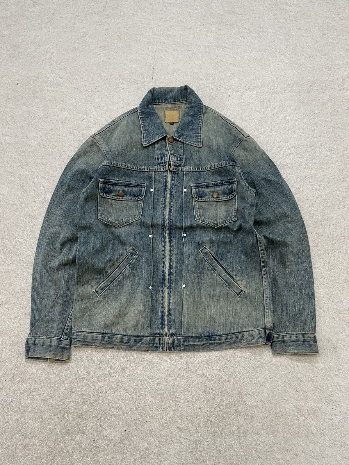 14th Addiction 2000s Japan Light Blue Denim Jacket Washed if6was9 LGB 14th Size US M / EU 48-50 / 2 - 1 Thumbnail