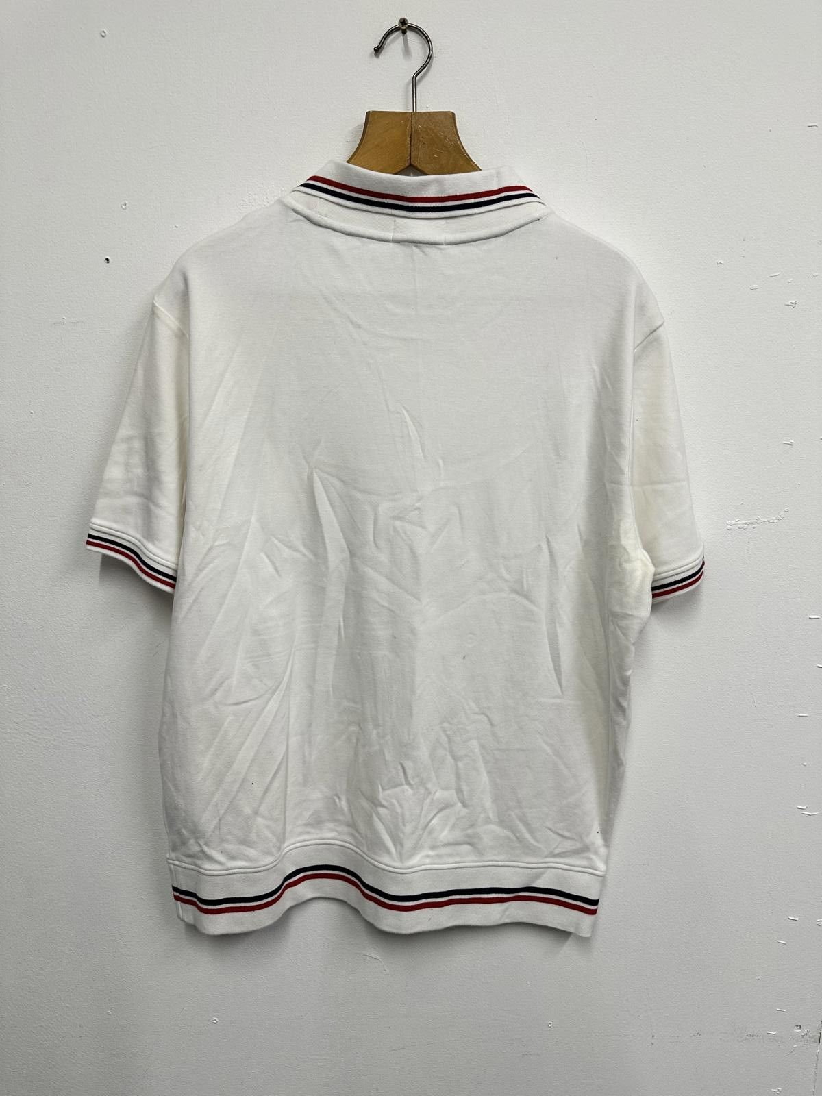 Polo Ralph Lauren Polo Ralph Lauren White Short Sleeve Polo Shirt Size US L / EU 52-54 / 3 - 2 Thumbnail