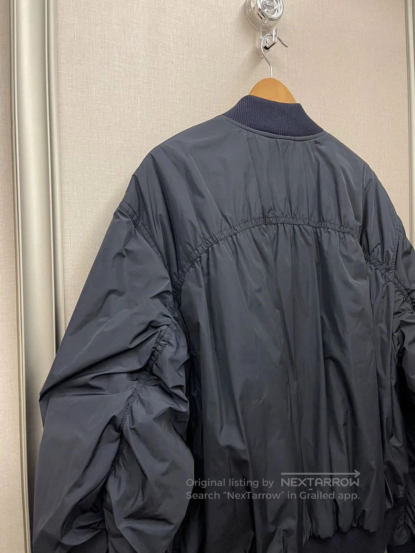 Dries Van Noten Blue Bomber Jacket with Zip and Button Closure. Size US L / EU 52-54 / 3 - 2 Thumbnail