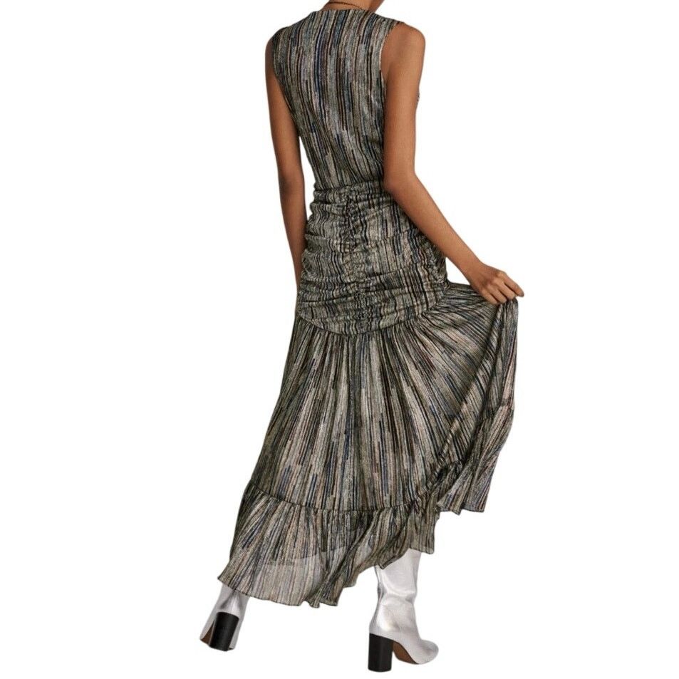 MISA Los Angeles MISA LOS ANGELES MAX DRESS METALLIC AVA TWIST RUCHED SZ XL Size XL / US 12-14 / IT 48-50 - 2 Thumbnail