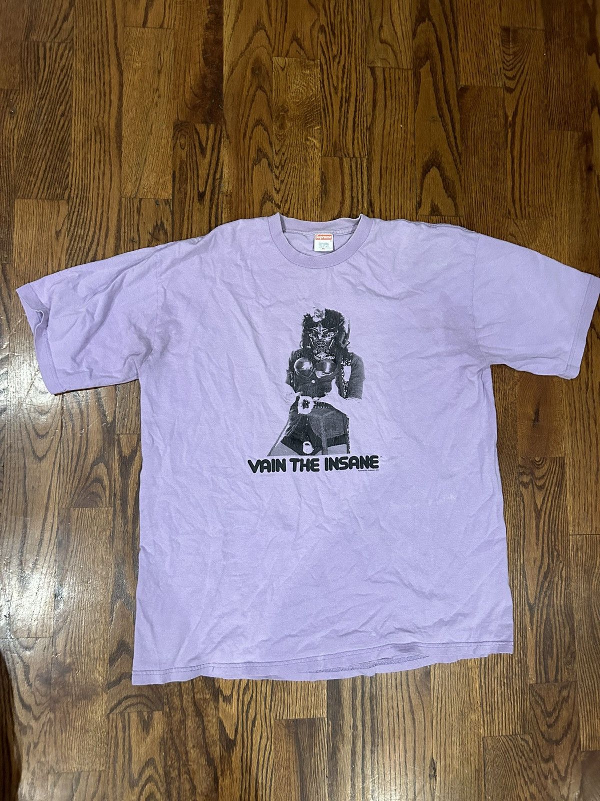 image of Supreme Rammellzee Vain The Insane 2003 in Lavender, Men's (Size XL)