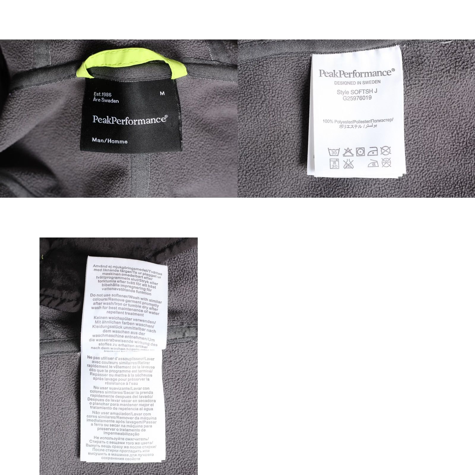 Peak Performance PEAK PERFORMANCE Hooded Jacket Men M Soft Shell Ski Outdoor Hiking MJ6394 Jacket Size US M / EU 48-50 / 2 - 8 Thumbnail