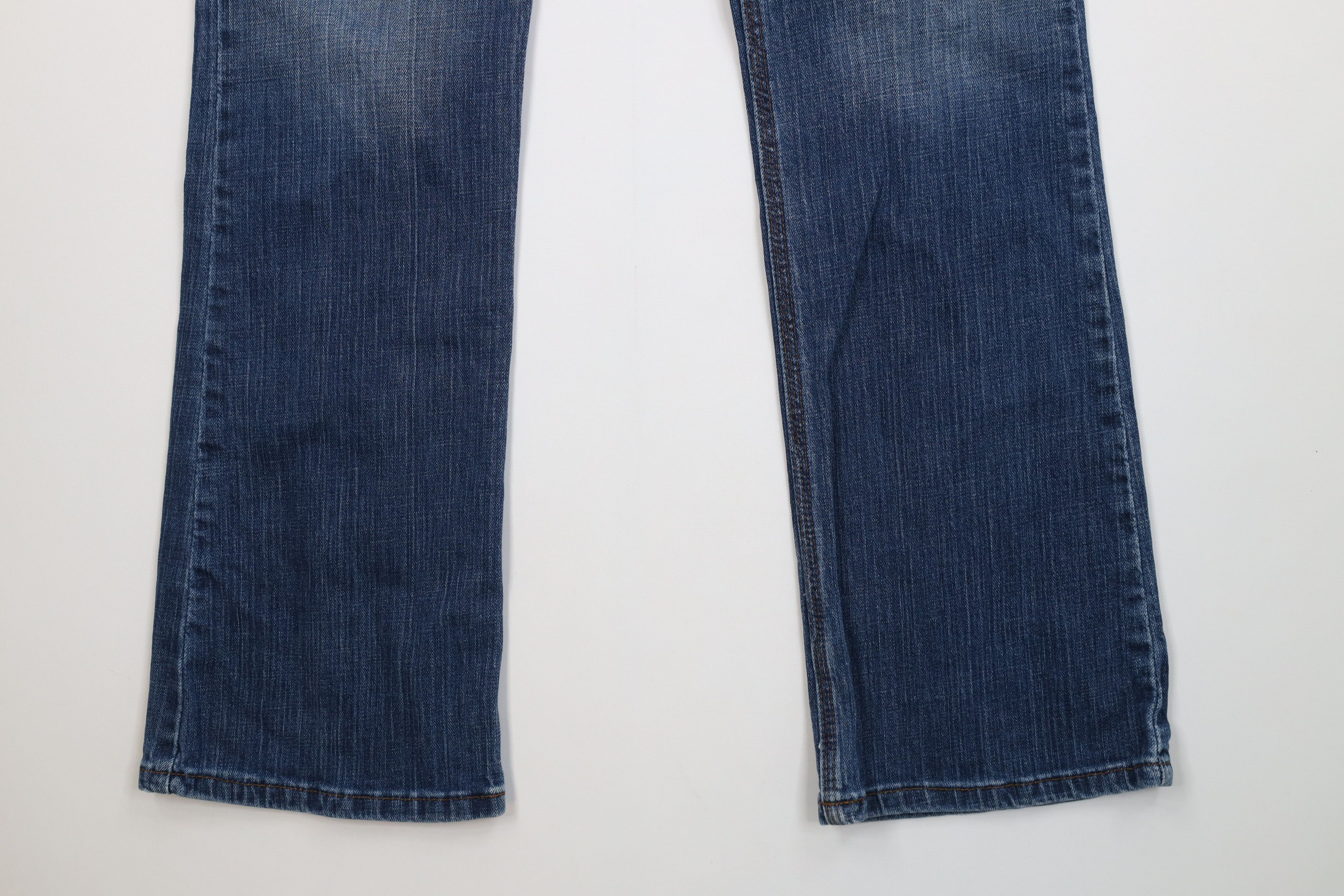 Carhartt Vintage Y2K Carhartt Spell Out Rhinestone Flared Denim Jeans Size 31" - 4 Thumbnail