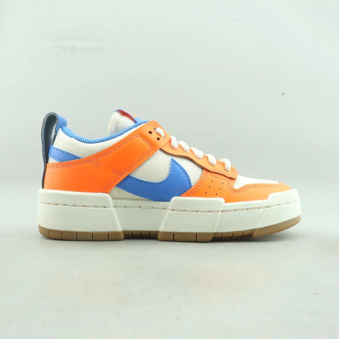 Nike Nike Dunk Low Disrupt shoes "Sail Blue Orange" colorway Size US 5 / EU 37 - 2 Thumbnail