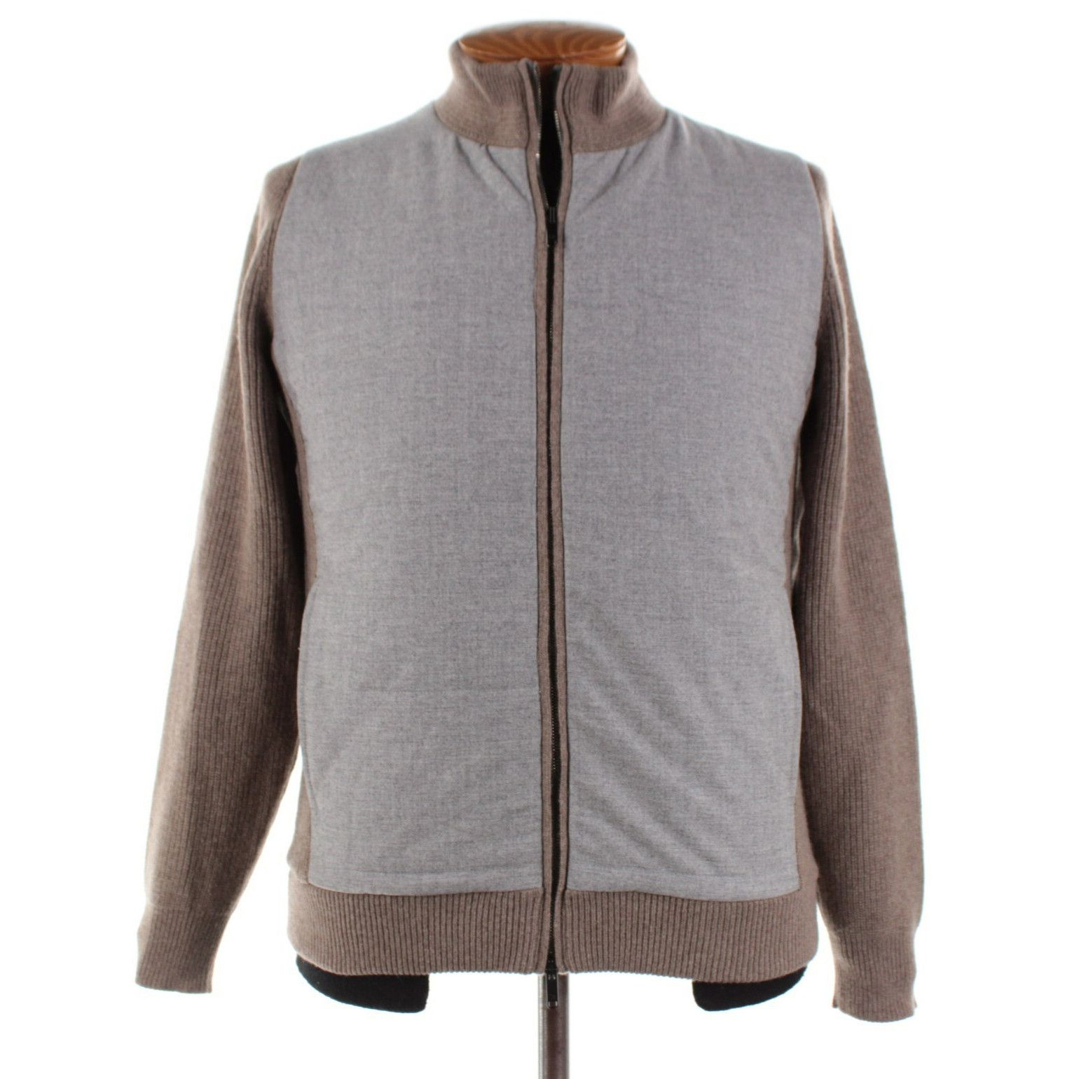 Luciano Barbera Luciano Barbera Jacket Size M US In Gray Wool Blend Size US M / EU 48-50 / 2 - 1 Thumbnail
