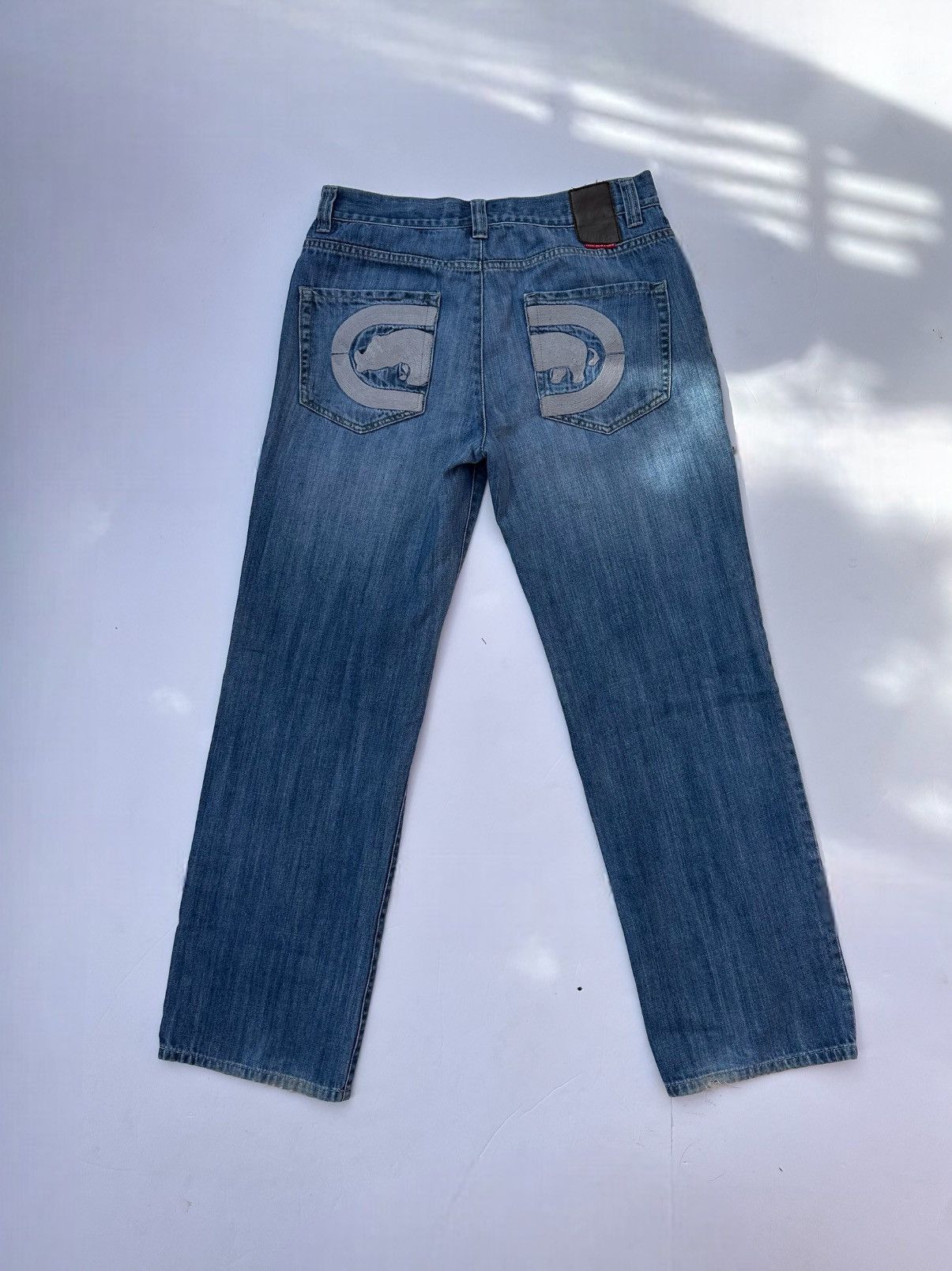 Ecko Unltd. Y2K Ecko Untld. Embroidered Logo Pocket Jeans (30 x 30.5) Size US 30 / EU 46 - 4 Thumbnail