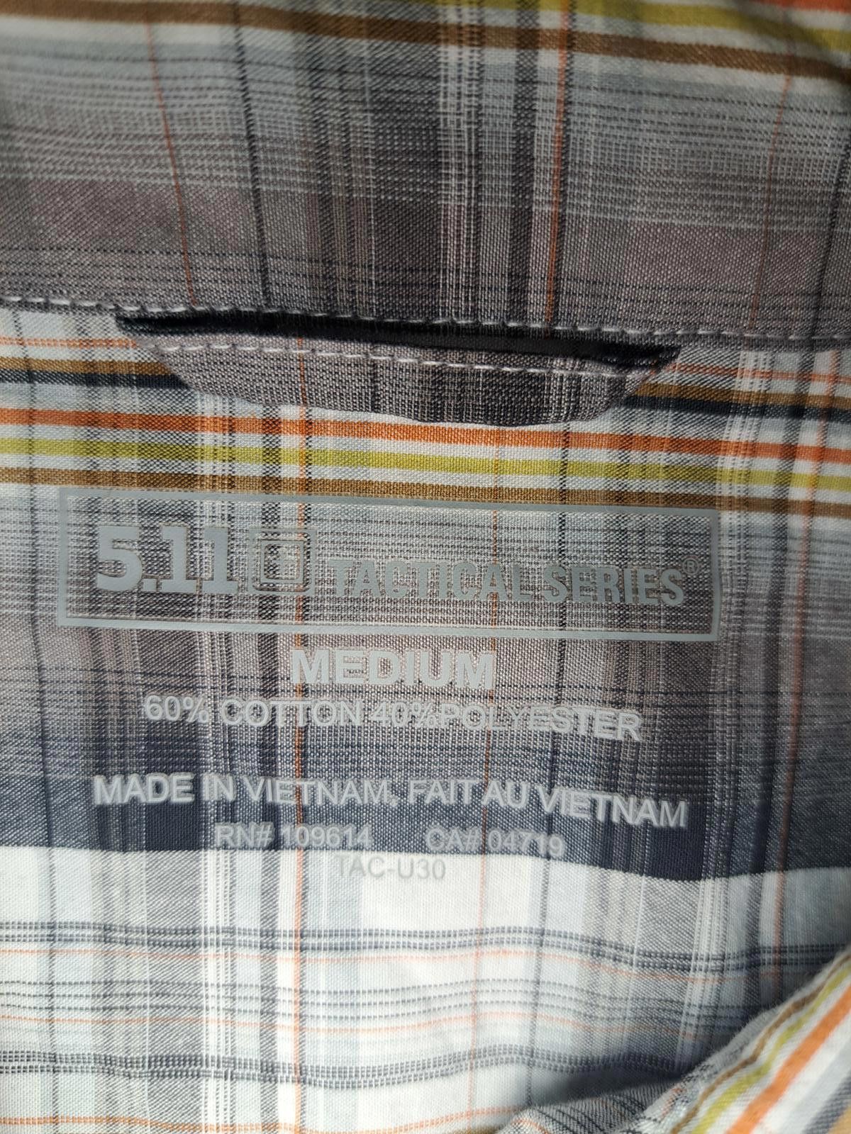 Other 5.11 Tactical Pearl Snap Shirt Mens Medium Multicolor Plaid Size US M / EU 48-50 / 2 - 2 Thumbnail