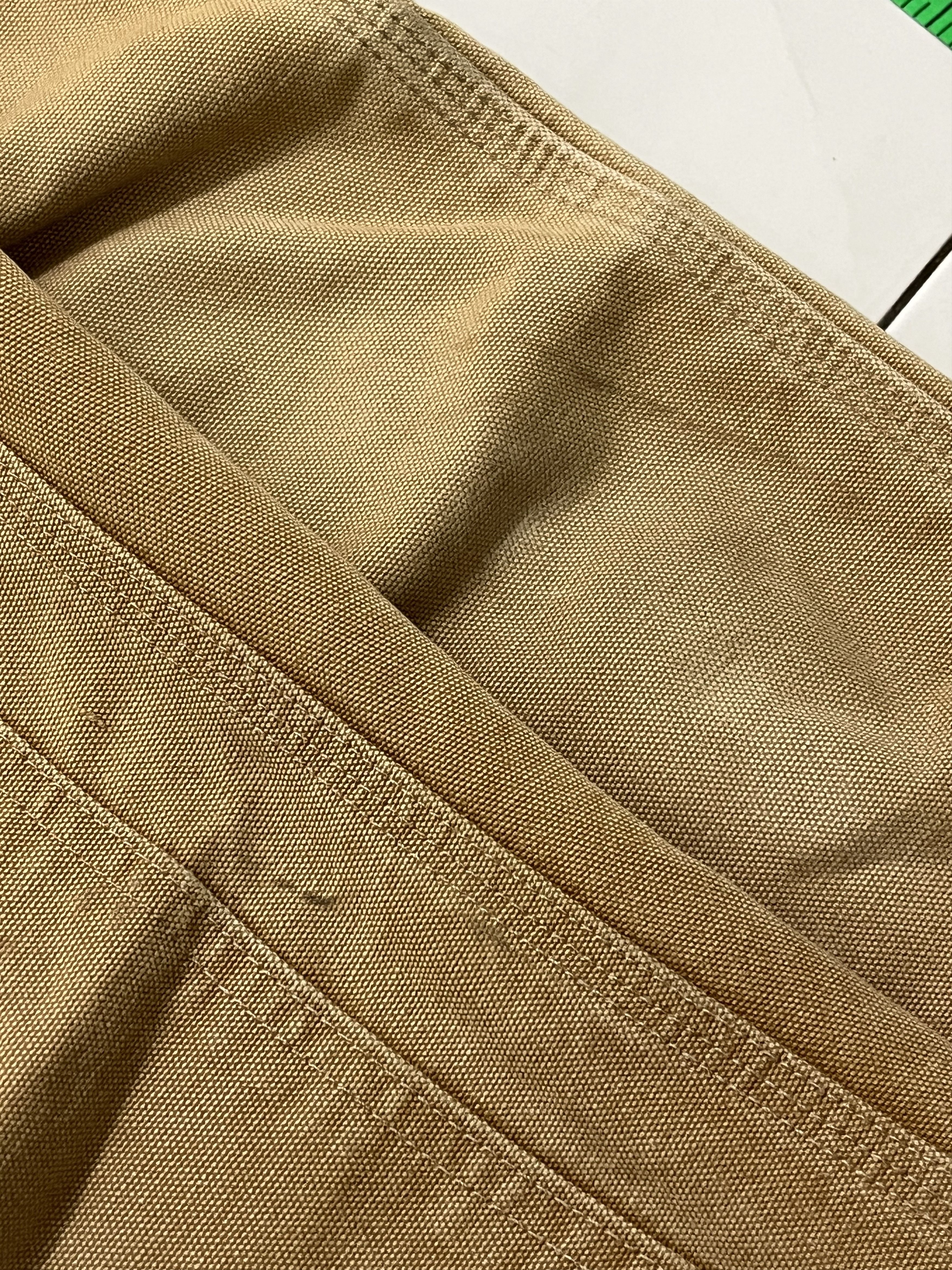 Carhartt Carhatt Double Knee Dungaree Sun Faded Distressed Pants Size US 34 / EU 50 - 10 Thumbnail