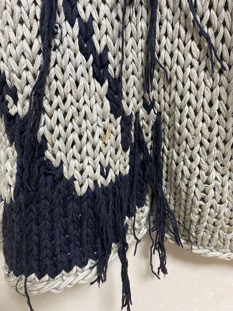 Yohji Yamamoto yohji yamamoto pour homme 02aw archive low gauge knit Size US L / EU 52-54 / 3 - 6 Thumbnail