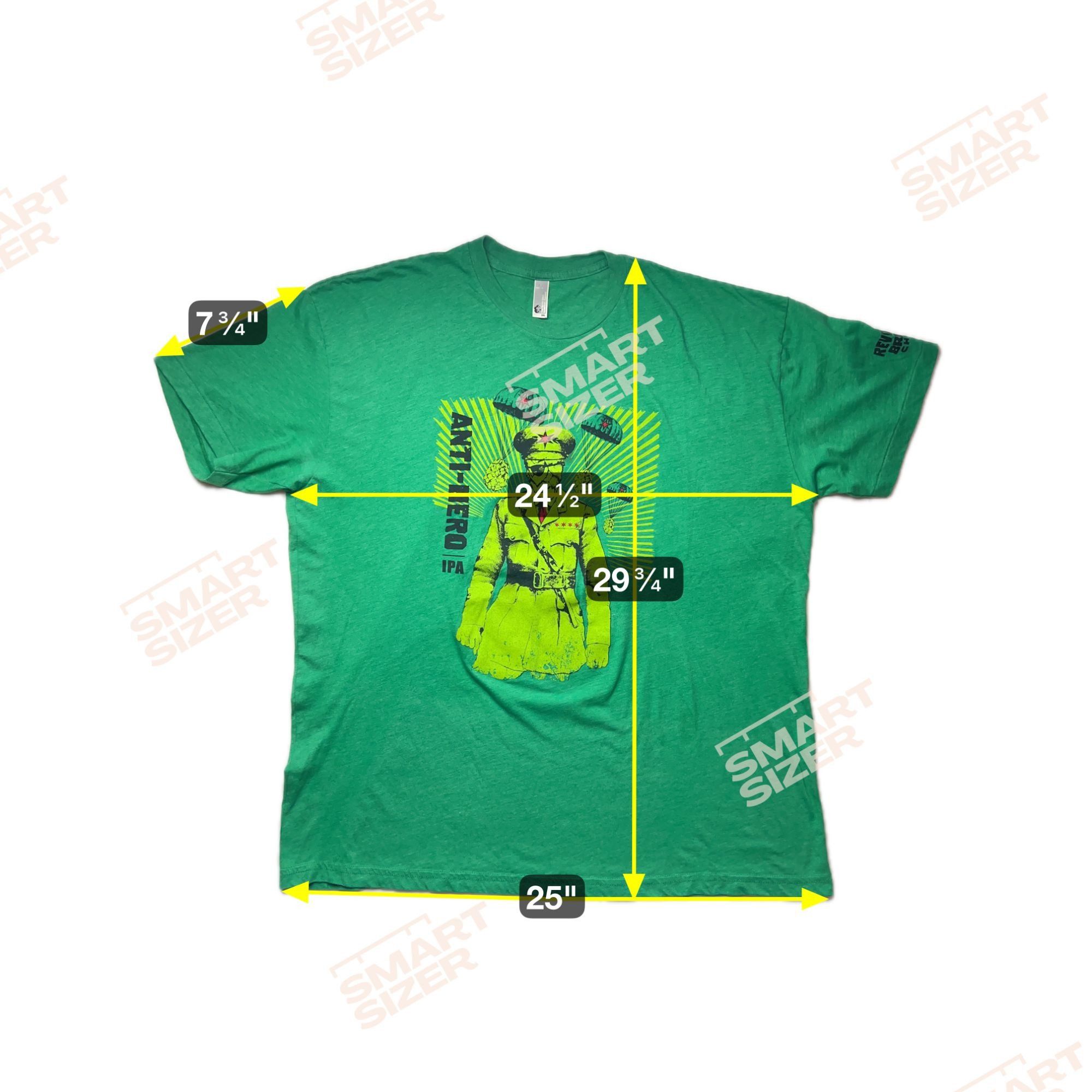 American Apparel Revolution Brewing Chicago Anti-Hero IPA Beer 2XL T-Shirt Sh Size US XXL / EU 58 / 5 - 6 Thumbnail