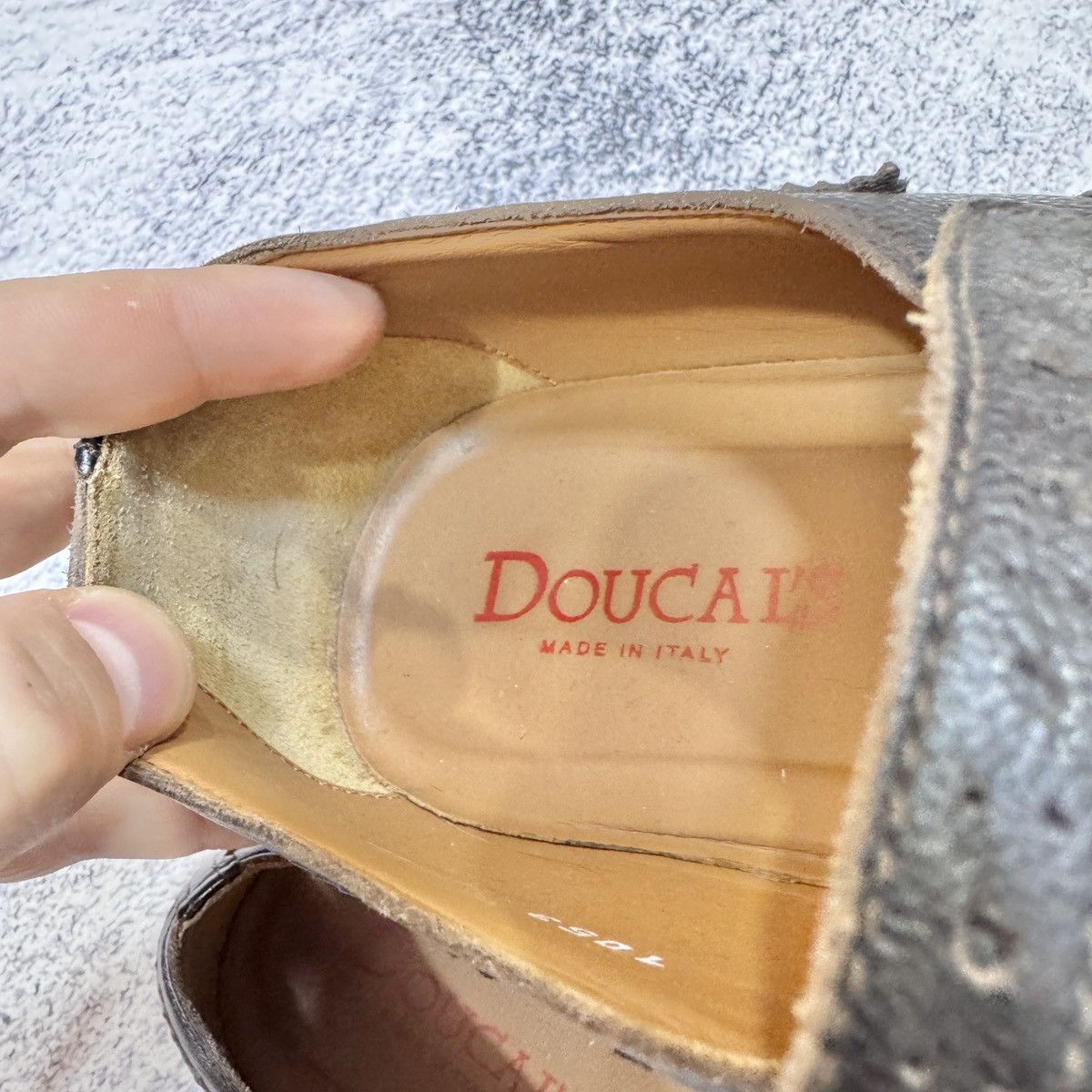 Doucal's × Handmade Doucal’s Italy Dark Brown Monk Shoes US9 UK8 EU42 27cm Size US 9 / EU 42 - 15 Thumbnail