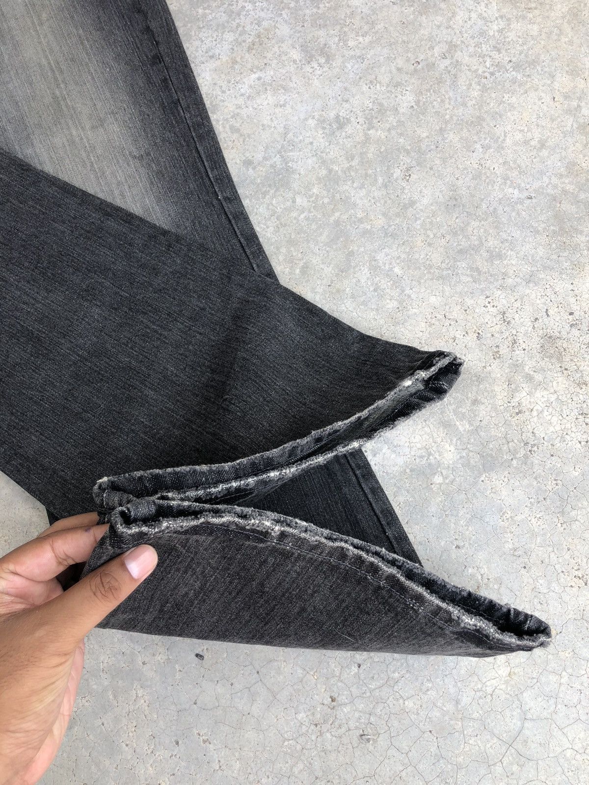 If Six Was Nine Japanese M Flared Jeans Bootcut Distressed Jeans Size US 30 / EU 46 - 15 Thumbnail