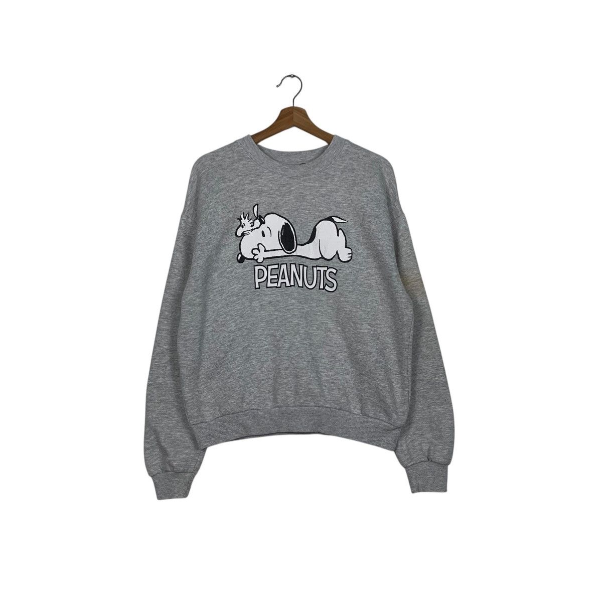 BERSHKA X PEANUTS Graphics Printed Sweatshirts #2022-C88