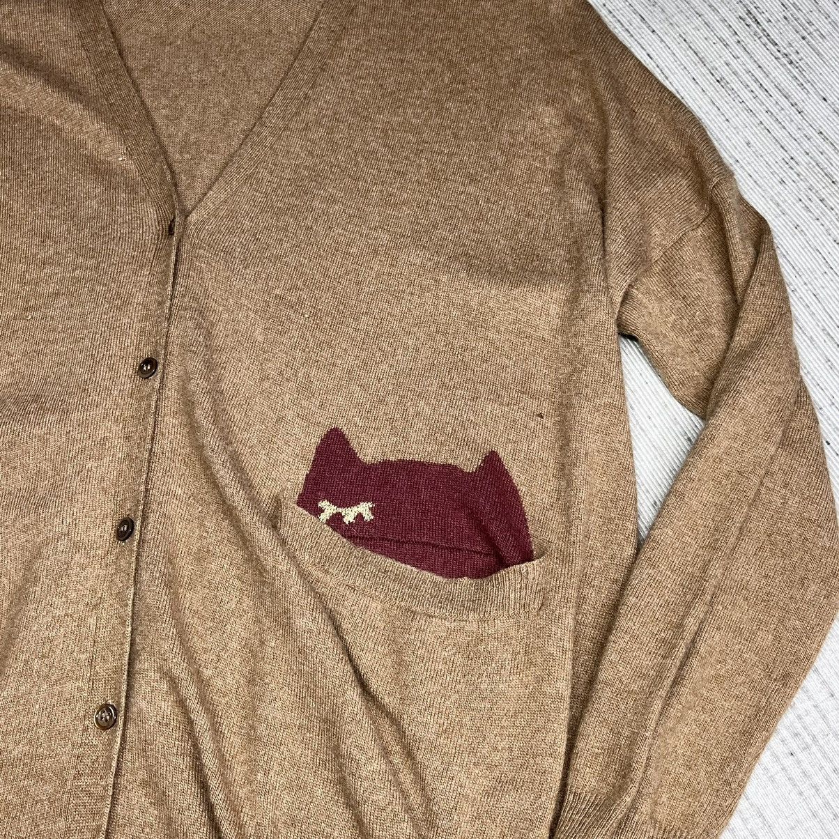 Issey Miyake A43 Vintage Tsumori Chisato by Issey Miyake Knit Cardigan Size US L / EU 52-54 / 3 - 6 Thumbnail