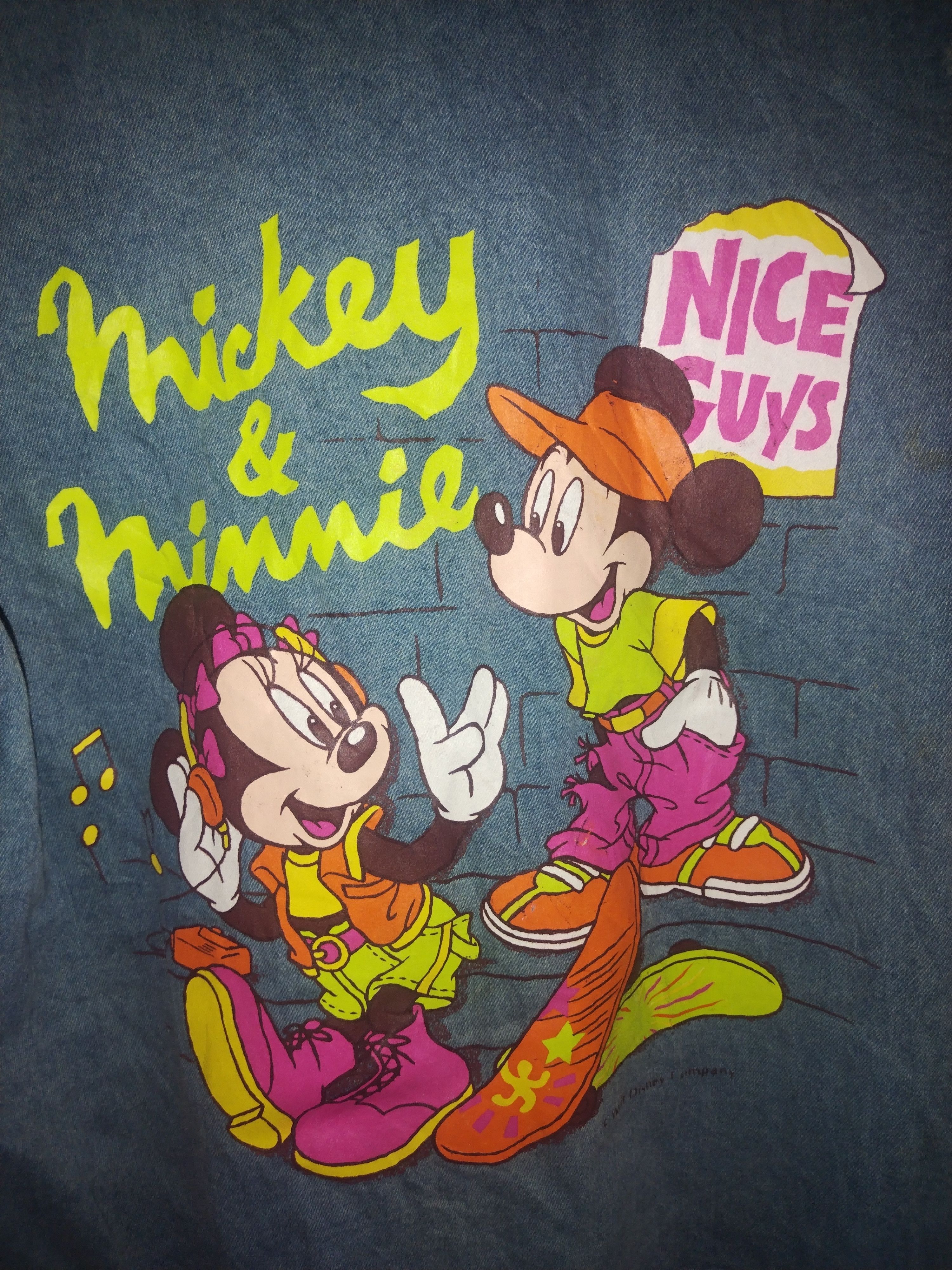 Mickey Mouse Vintage Poppins Denim Jackets 90s Mickey & Minnie Mouse Size US M / EU 48-50 / 2 - 10 Thumbnail