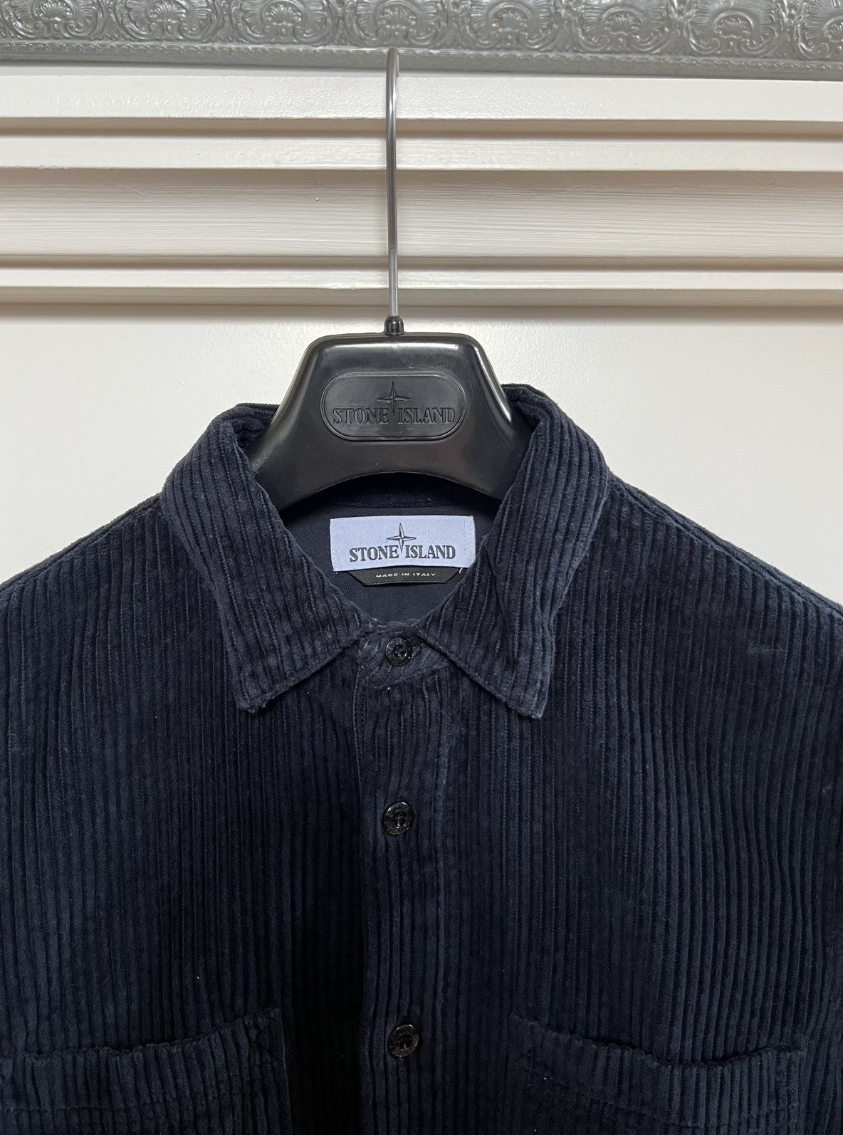 Stone Island Stone Island | Corduroy Overshirt | Black | Size S Size US S / EU 44-46 / 1 - 5 Thumbnail