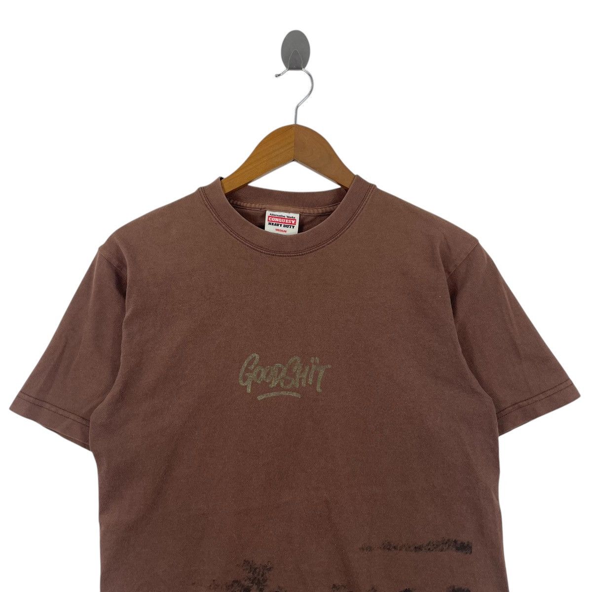 Japanese Brand Conquest Japan Good Shit Skateboarding Tee Shirt Size US M / EU 48-50 / 2 - 2 Thumbnail
