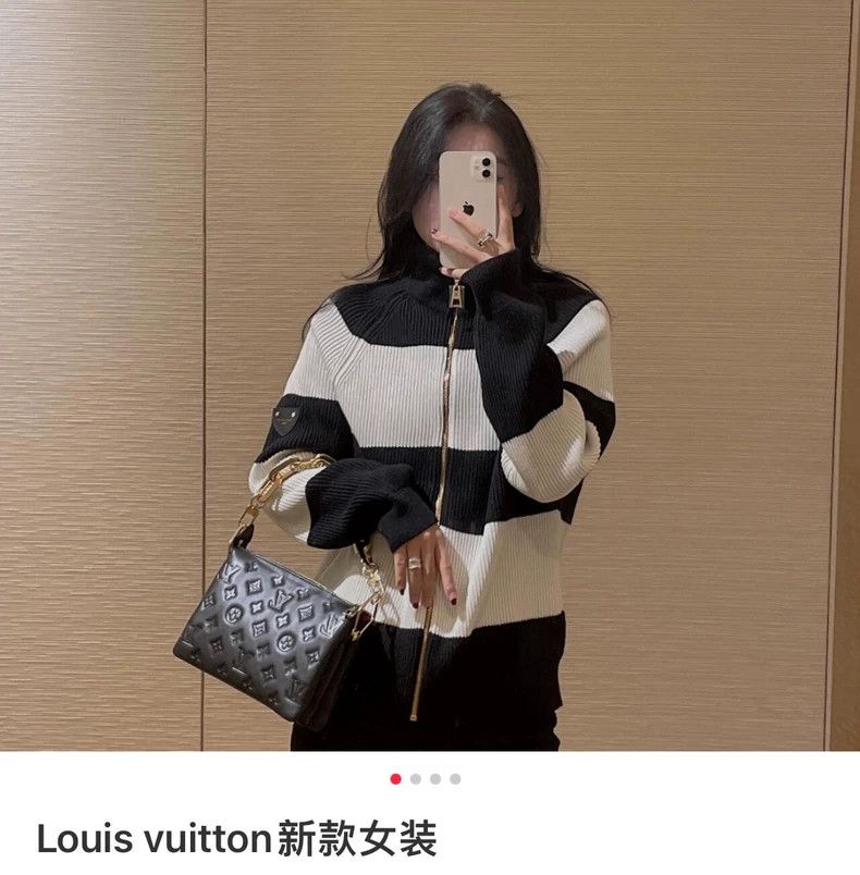 Louis Vuitton Louis Vuitton 22 black and white striped jacket 2504-Nextar Size XS / US 0-2 / IT 36-38 - 8 Thumbnail