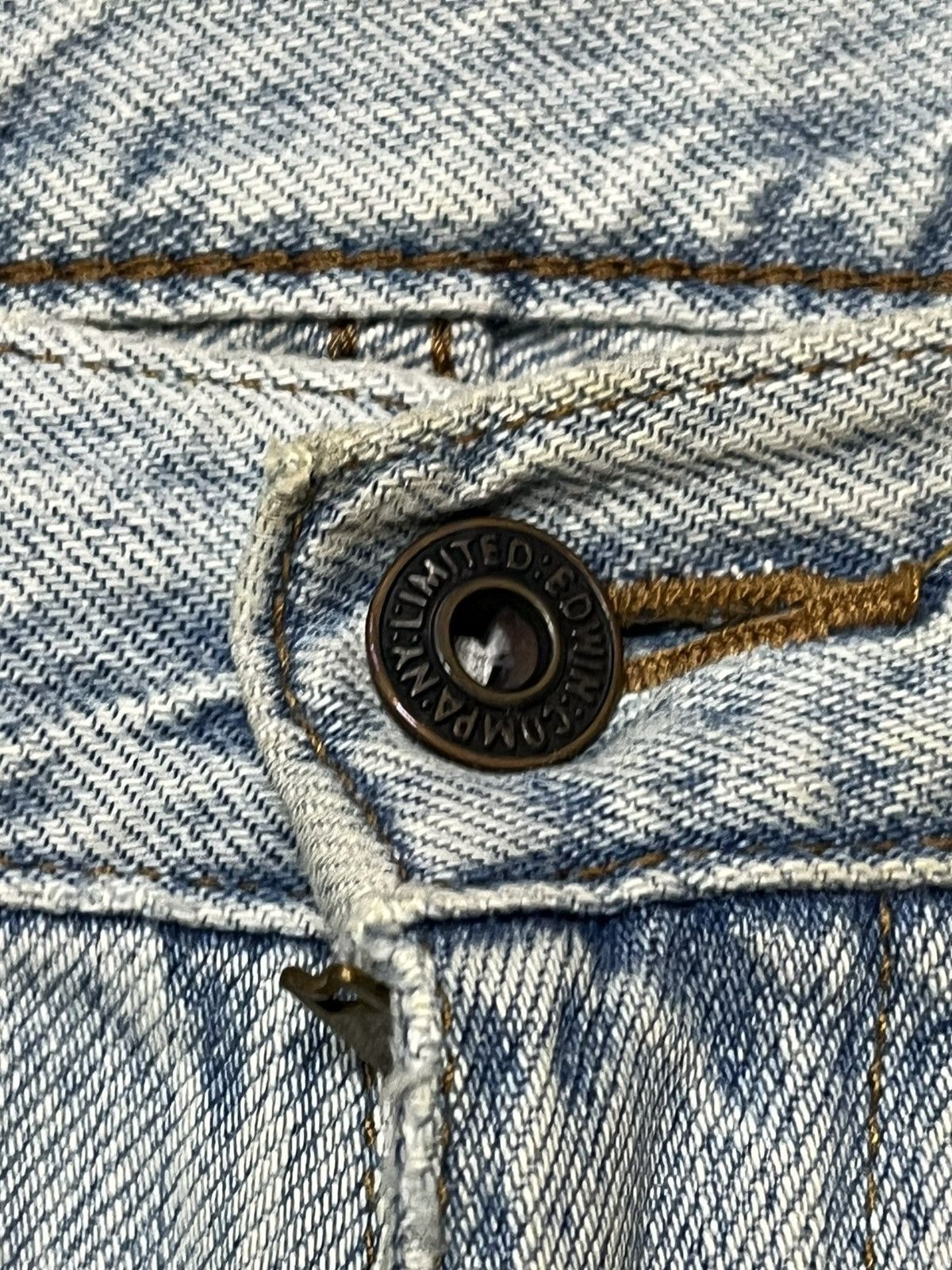 Edwin Vintage Edwin International Baggy Faded Mudwash Denim Size US 34 / EU 50 - 10 Thumbnail