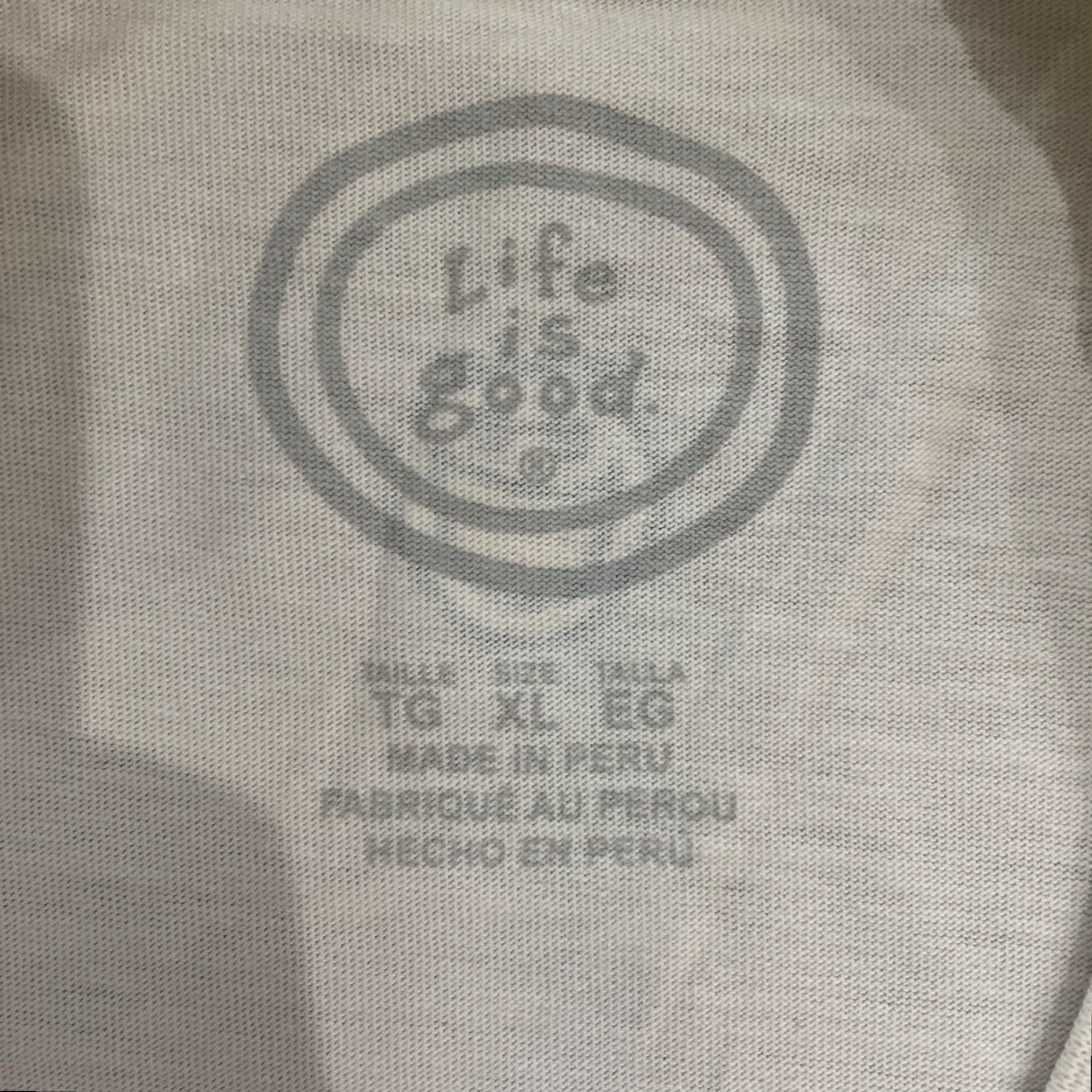 Life is Good Life Is Good Beige Graphic T-Shirt Mens XL Casual Shirt Size US XL / EU 56 / 4 - 4 Thumbnail