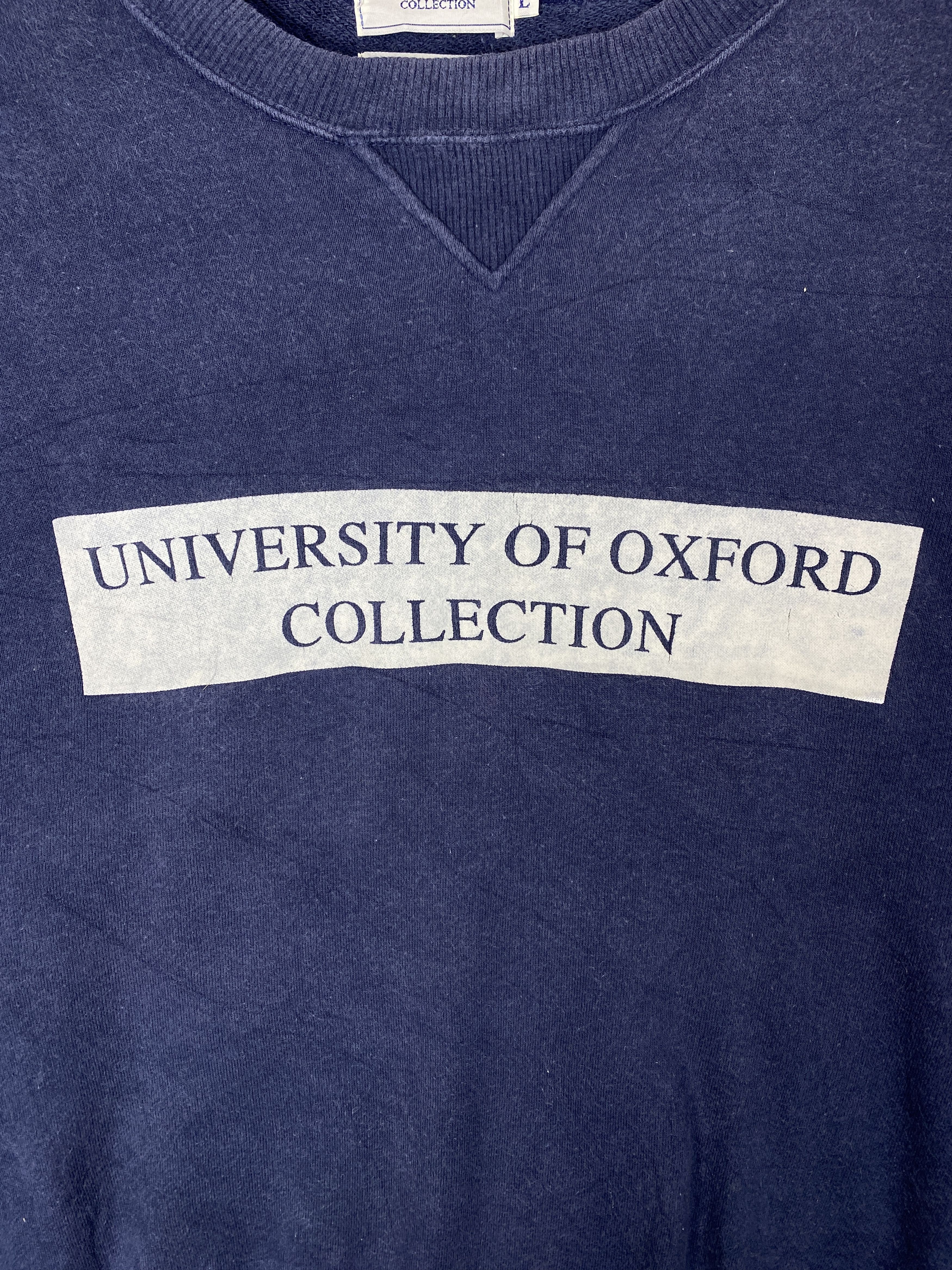 Oxxford Clothes Vintage University of Oxford Sweatshirts PS0376 Size US L / EU 52-54 / 3 - 4 Thumbnail