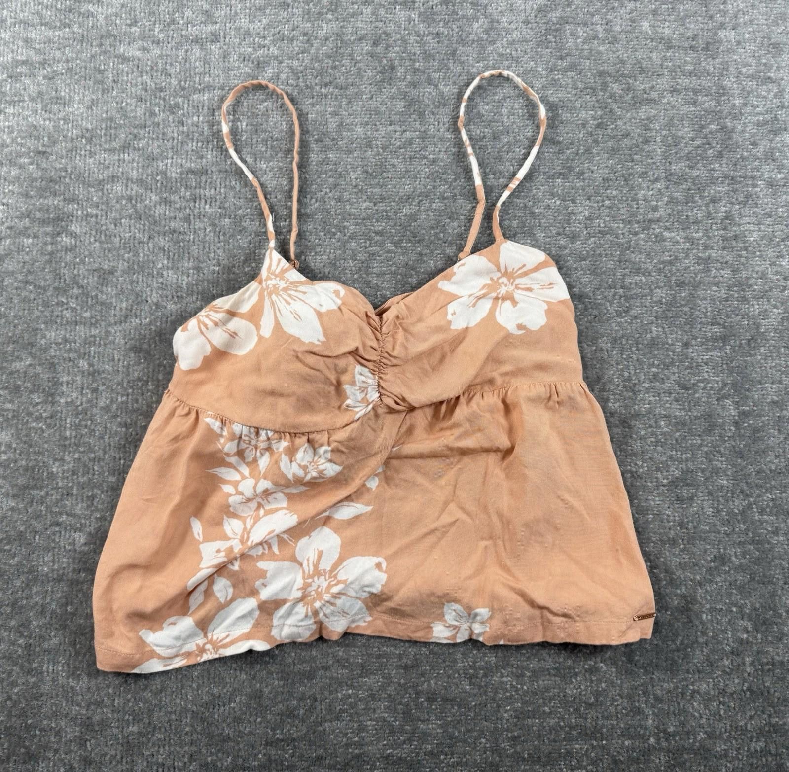 Volcom Volcom Strappy Womens Tank Top Pink Floral Flowy Size Medium Size M / US 6-8 / IT 42-44 - 1 Thumbnail