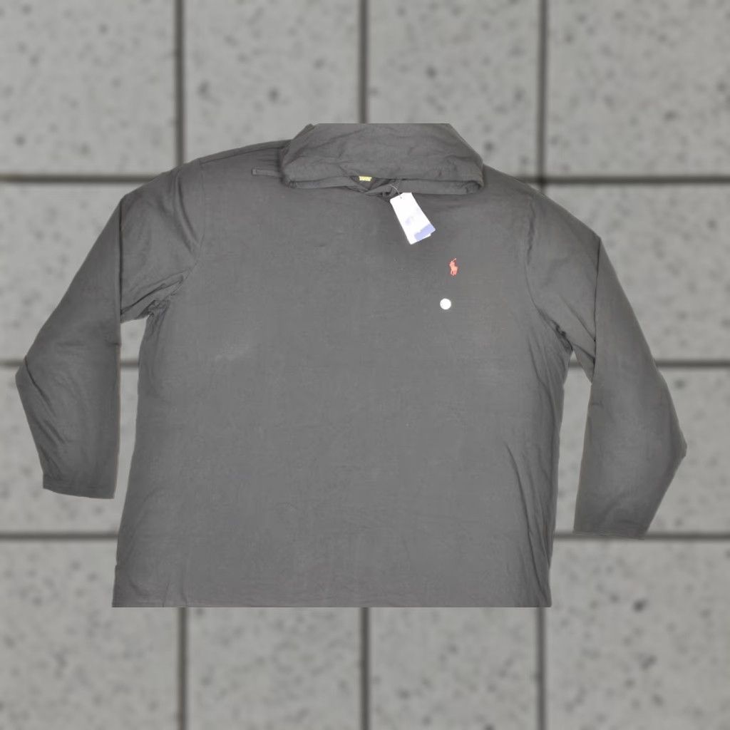 Polo Ralph Lauren Hoodie 4LT Big & Tall Hooded Long Sleeve Black 100% Cotton Pullover Men