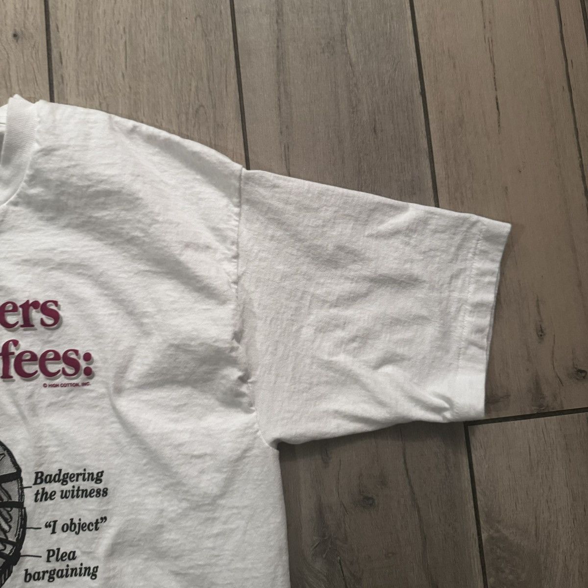 JNCO Vintage 90s Made In Usa White And Red Humor Graphic Tee L Size US L / EU 52-54 / 3 - 8 Thumbnail