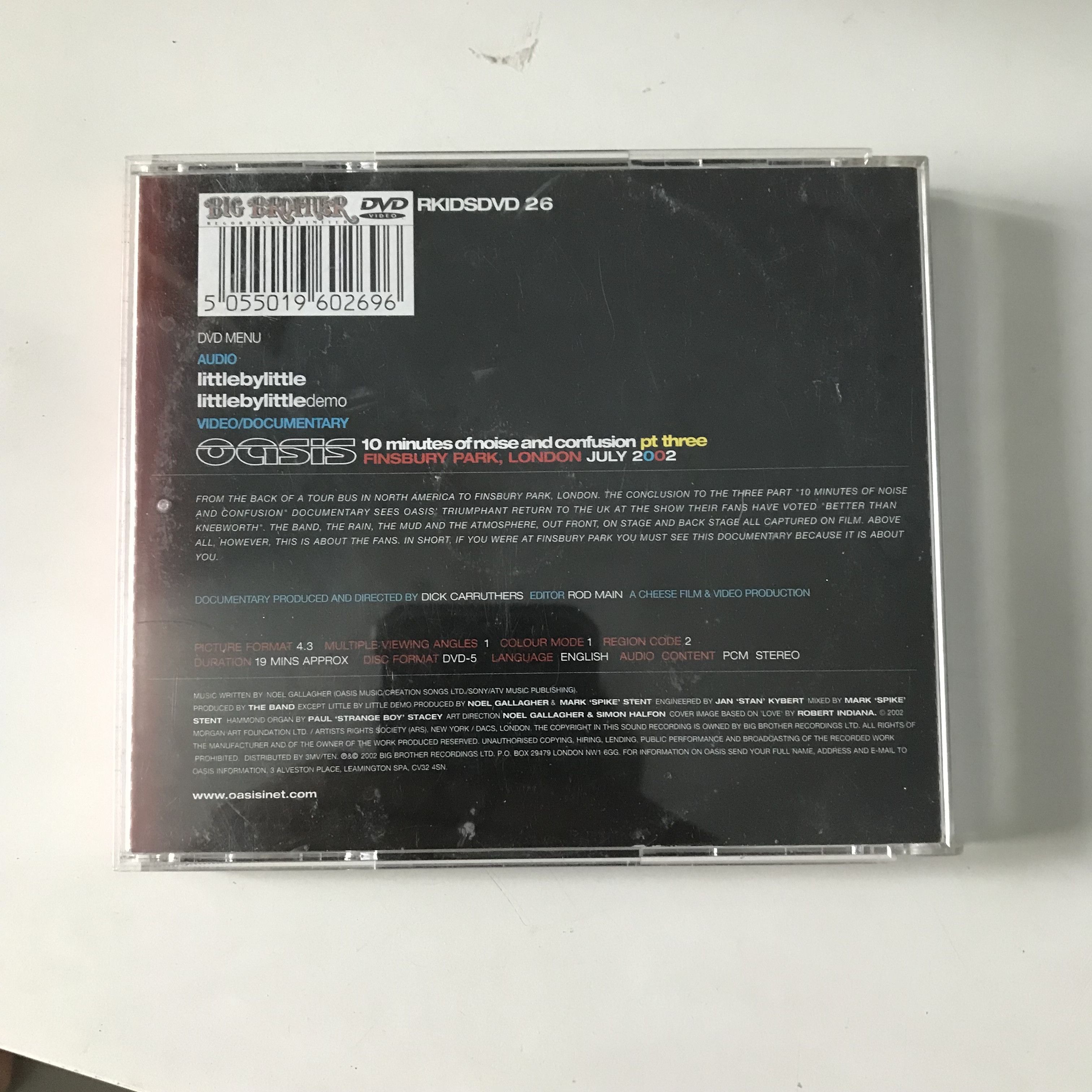 Vintage Oasis – Little By Little / She Is Love (UK DVD Single, 2003) Size ONE SIZE - 3 Thumbnail